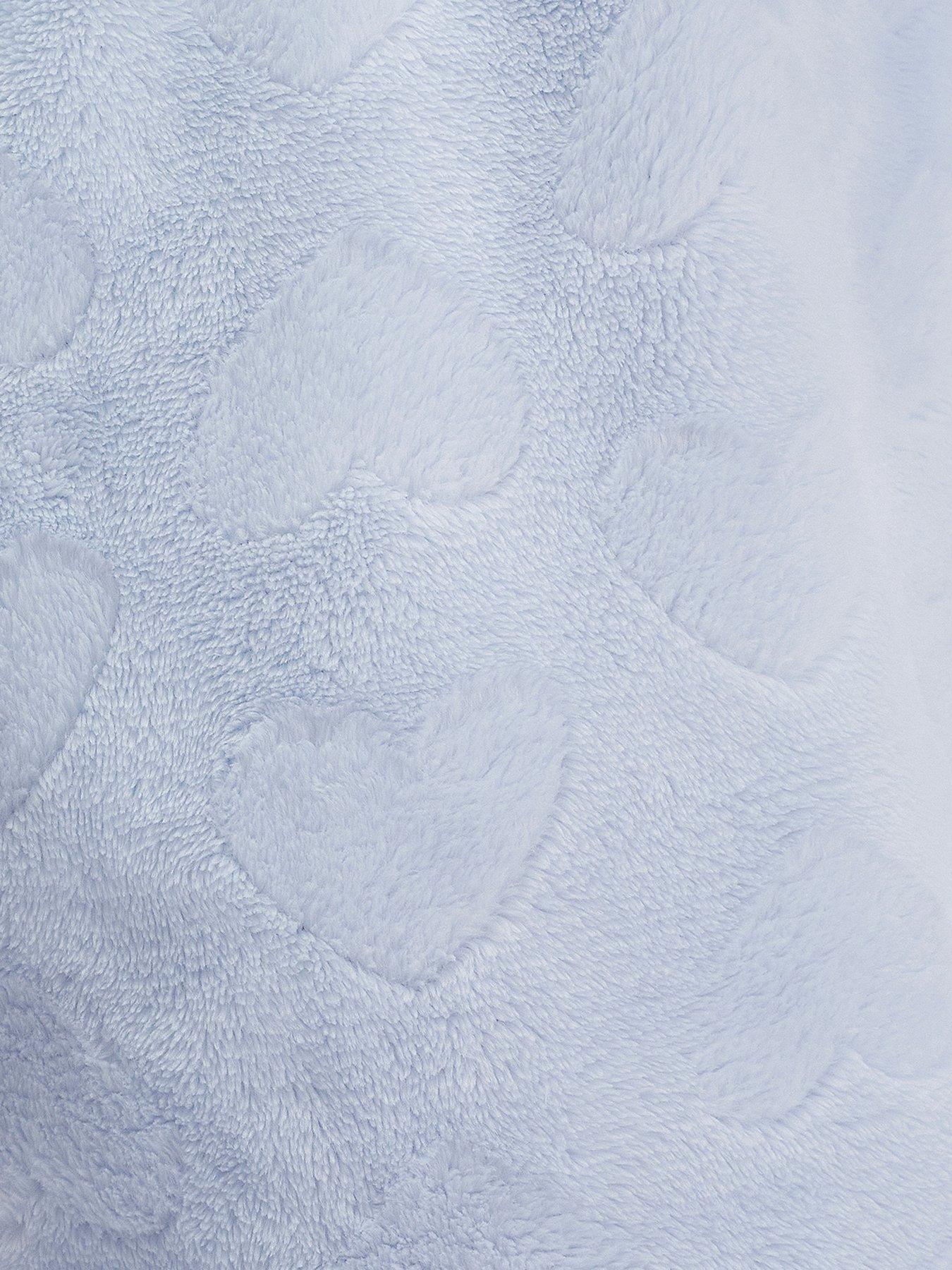 Image 6 of 6 of Boux Avenue Fluffy Heart Short Gown - Blue