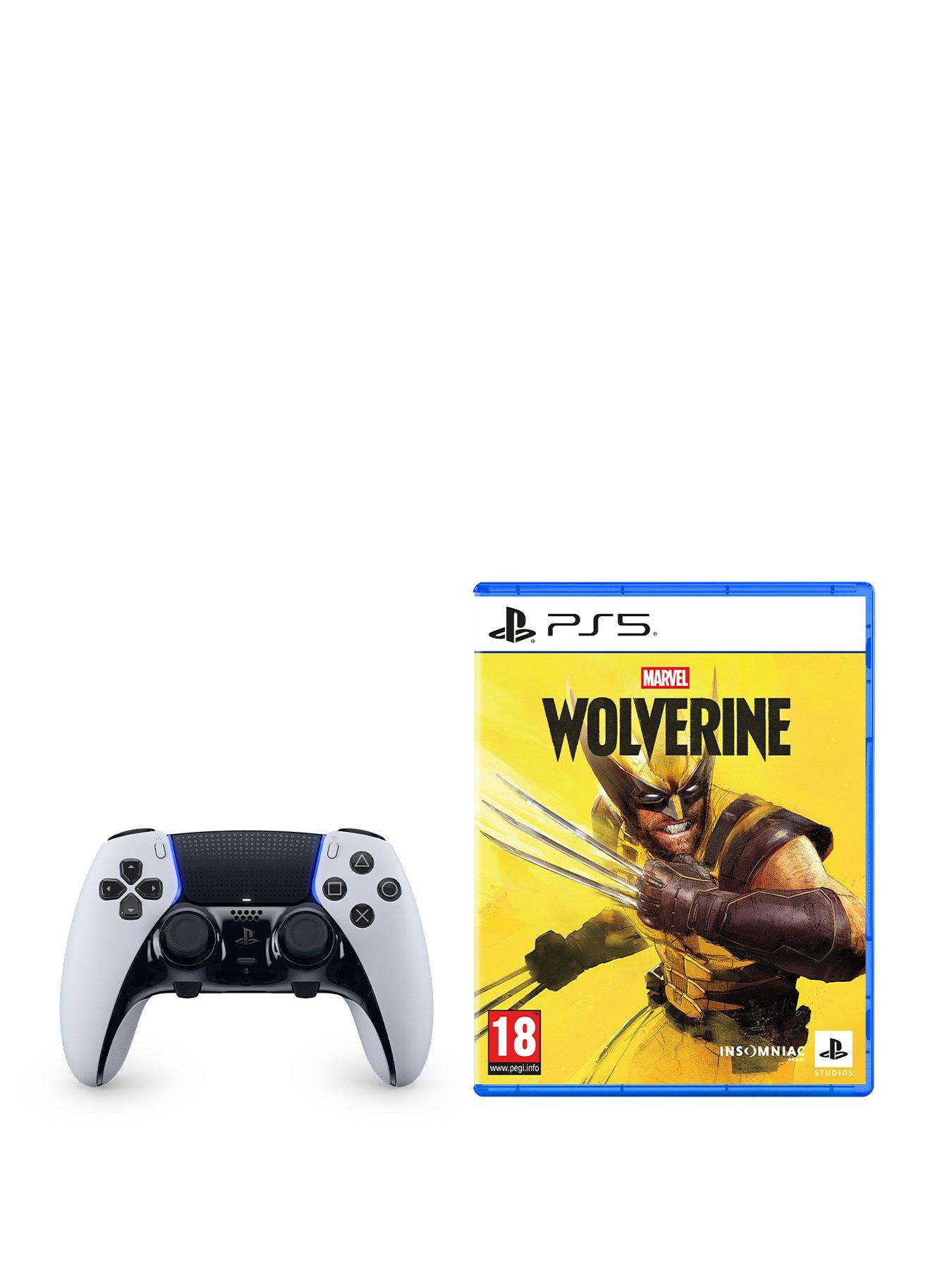 Playstation Marvel's Wolverine  &  PlayStation®5 DualSense Edge® Wireless Controller - White