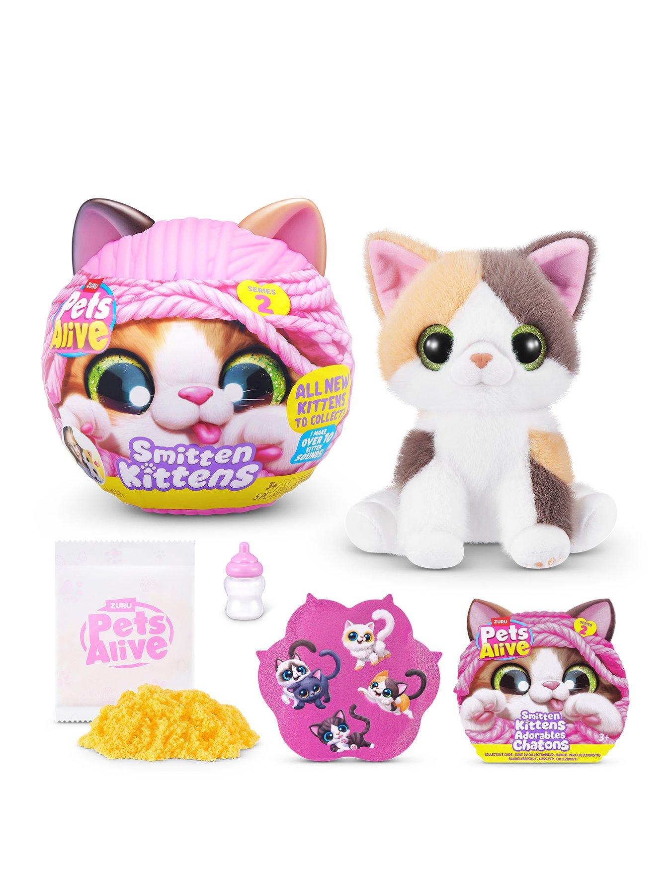 Image 1 of 7 of Pets Alive Smitten Kittens S2 Surprise Sound Interactive Plush Kitten
