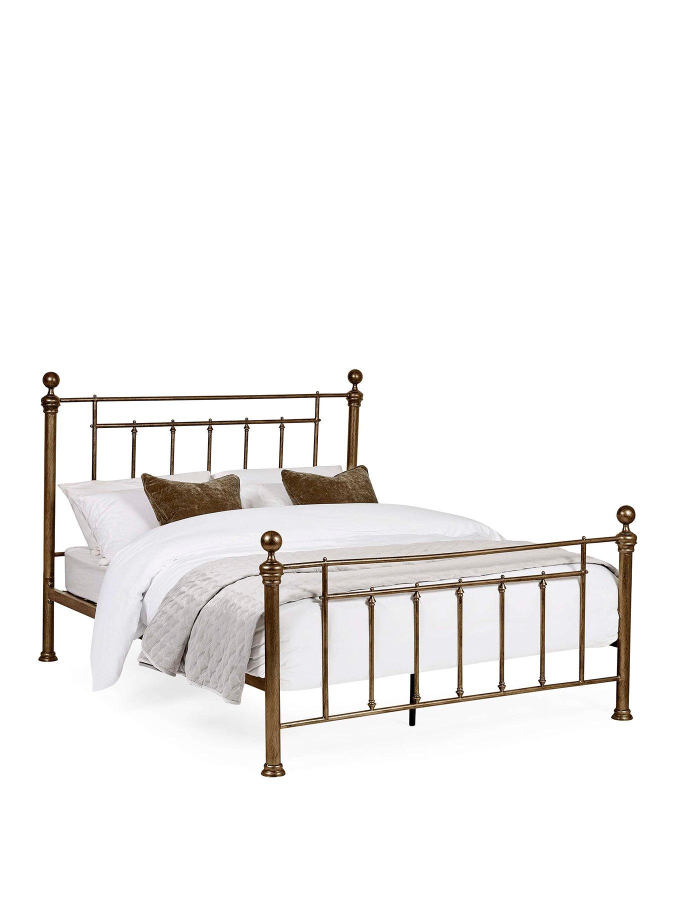 Image 2 of 6 of Julian Bowen Aurelia Brass Metal Bed - King Size