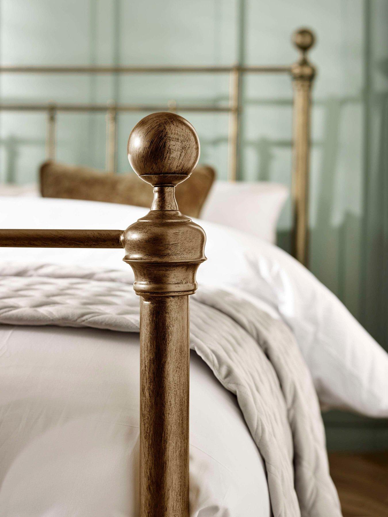 Image 5 of 6 of Julian Bowen Aurelia Brass Metal Bed - King Size