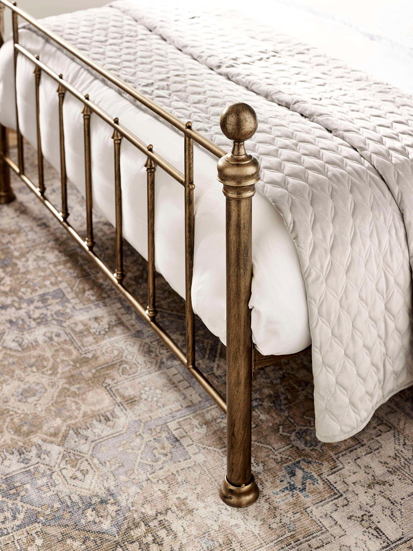 Image 6 of 6 of Julian Bowen Aurelia Brass Metal Bed - King Size