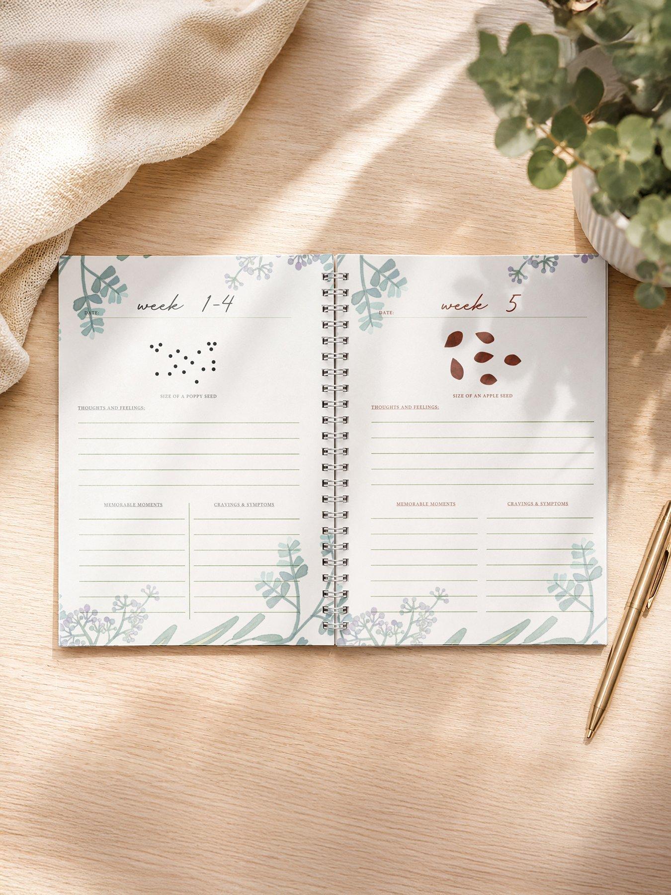 Image 2 of 4 of The Personalised Memento Company Personalised Pregnancy A5 Journal