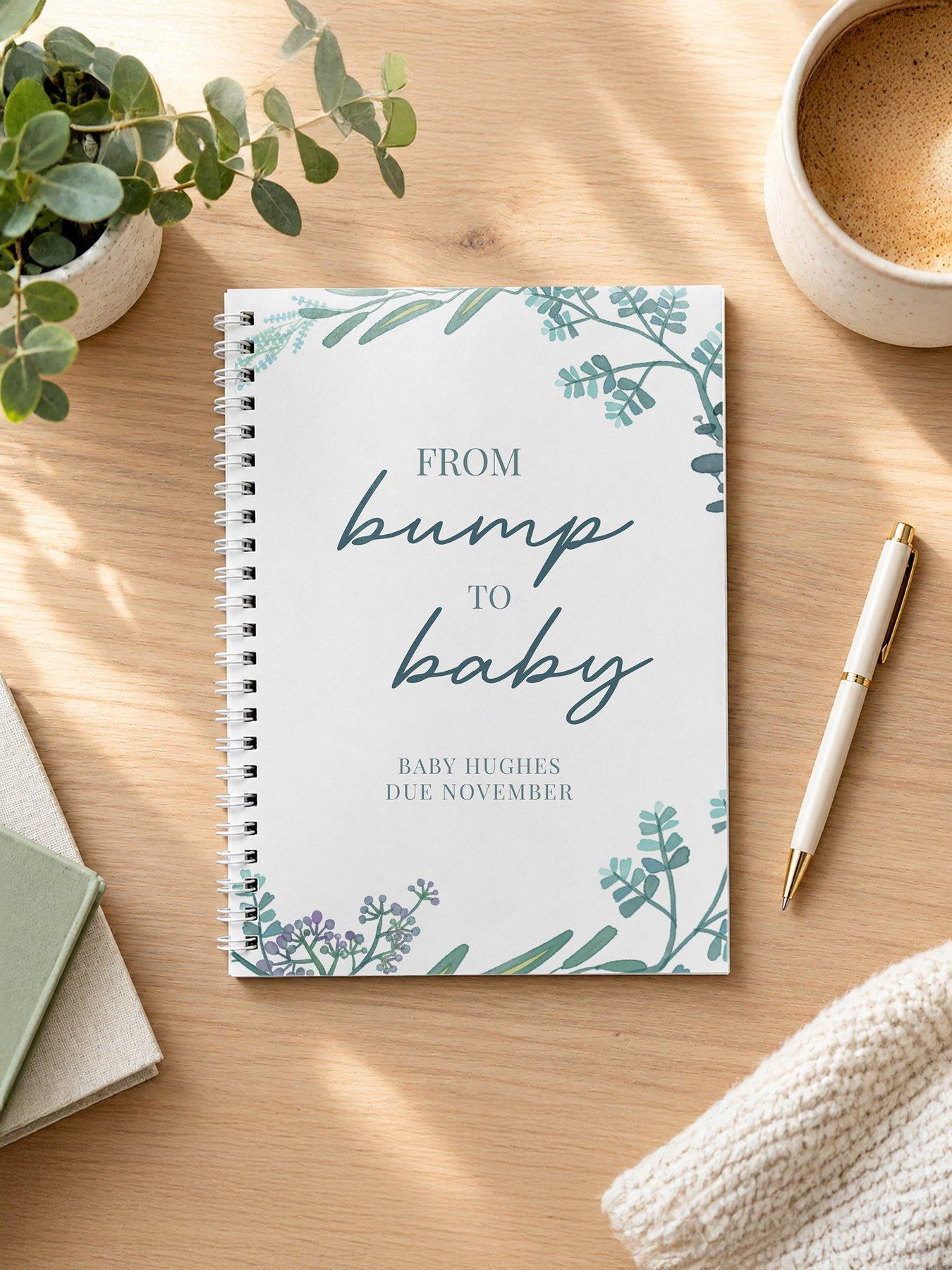 Image 3 of 4 of The Personalised Memento Company Personalised Pregnancy A5 Journal