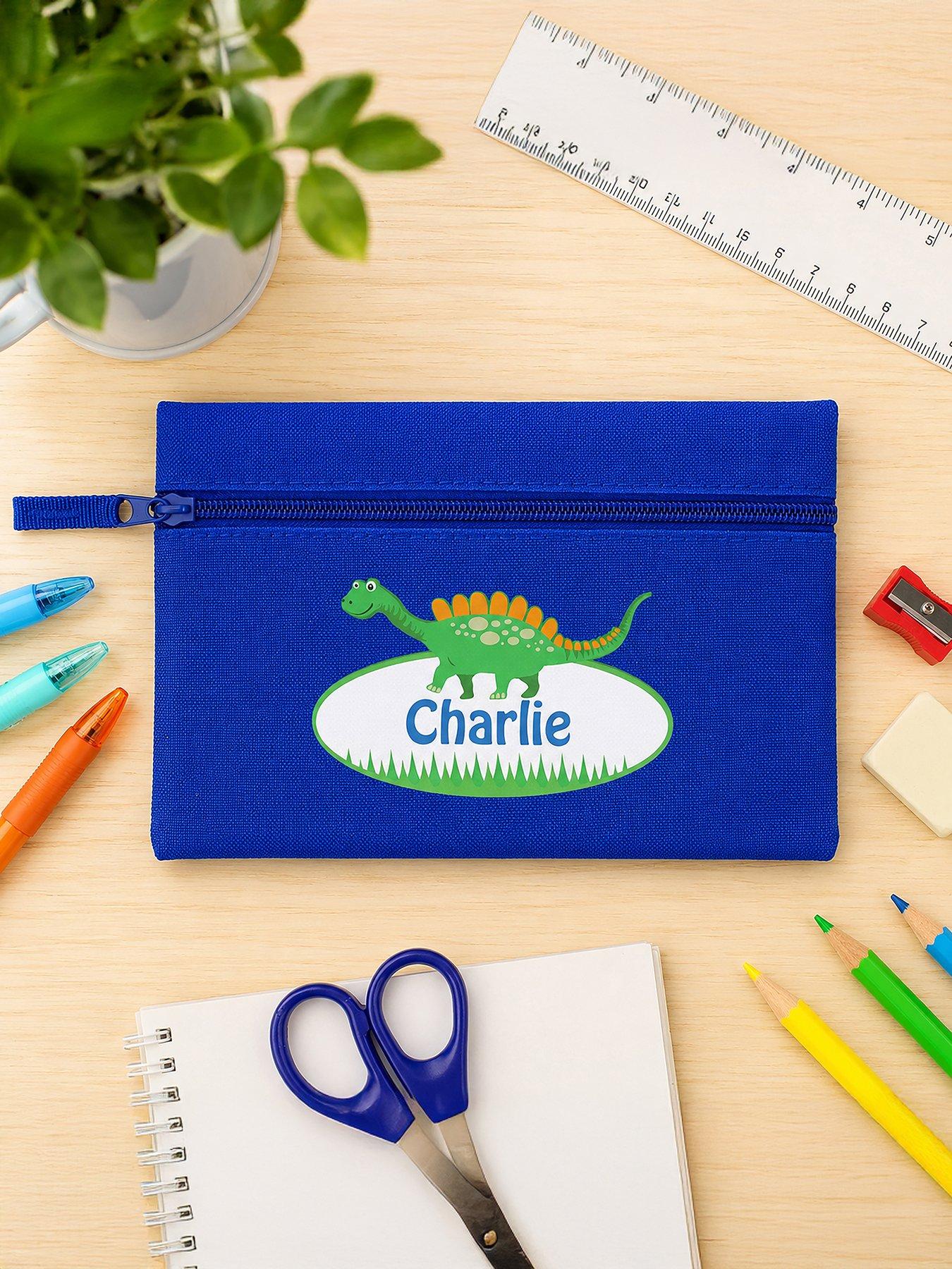 Image 3 of 4 of The Personalised Memento Company Personalised Dinosaur Pencil case
