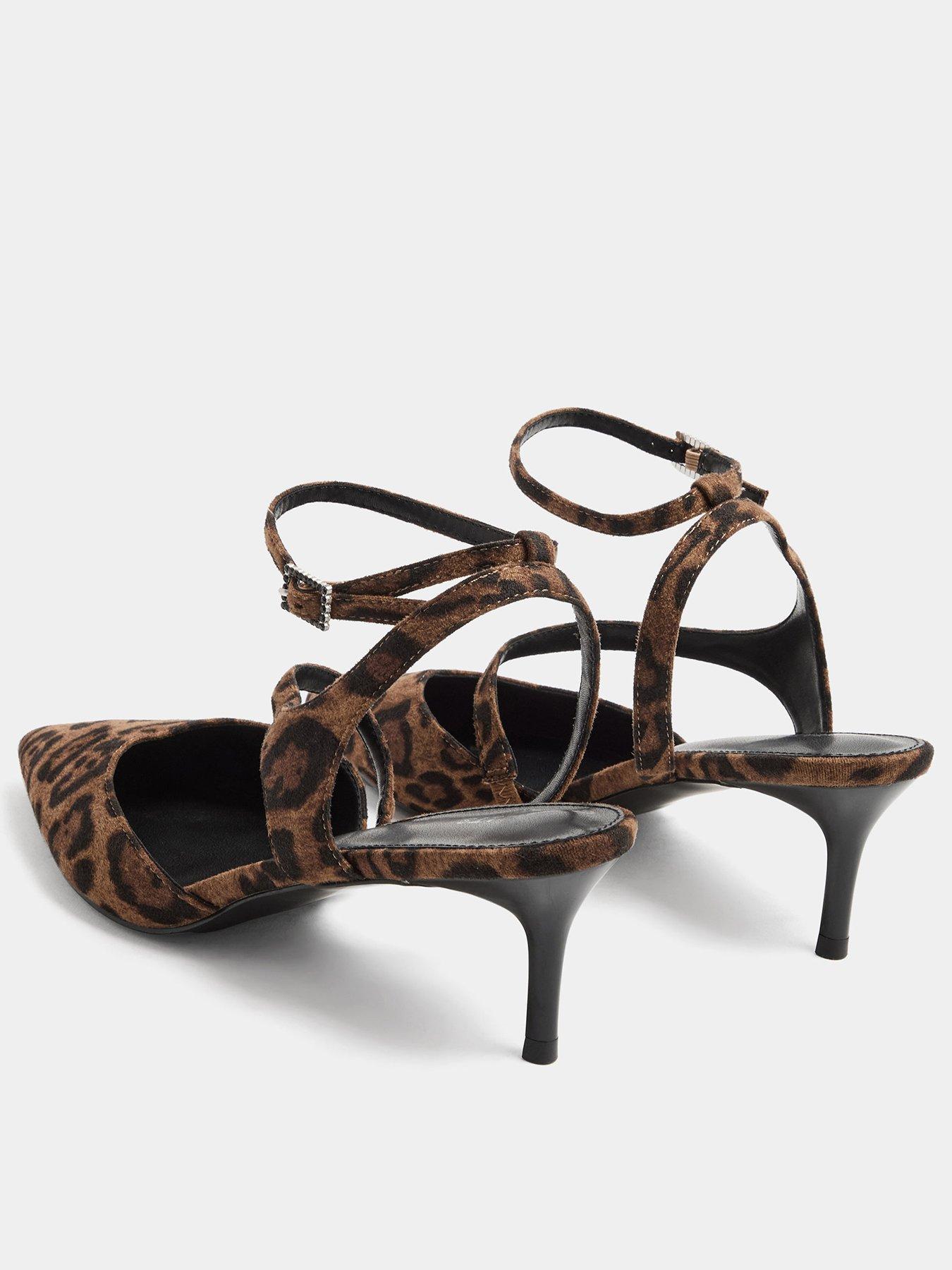 Image 3 of 4 of Long Tall Sally Asymmetric Glitz Buckle Court Heel