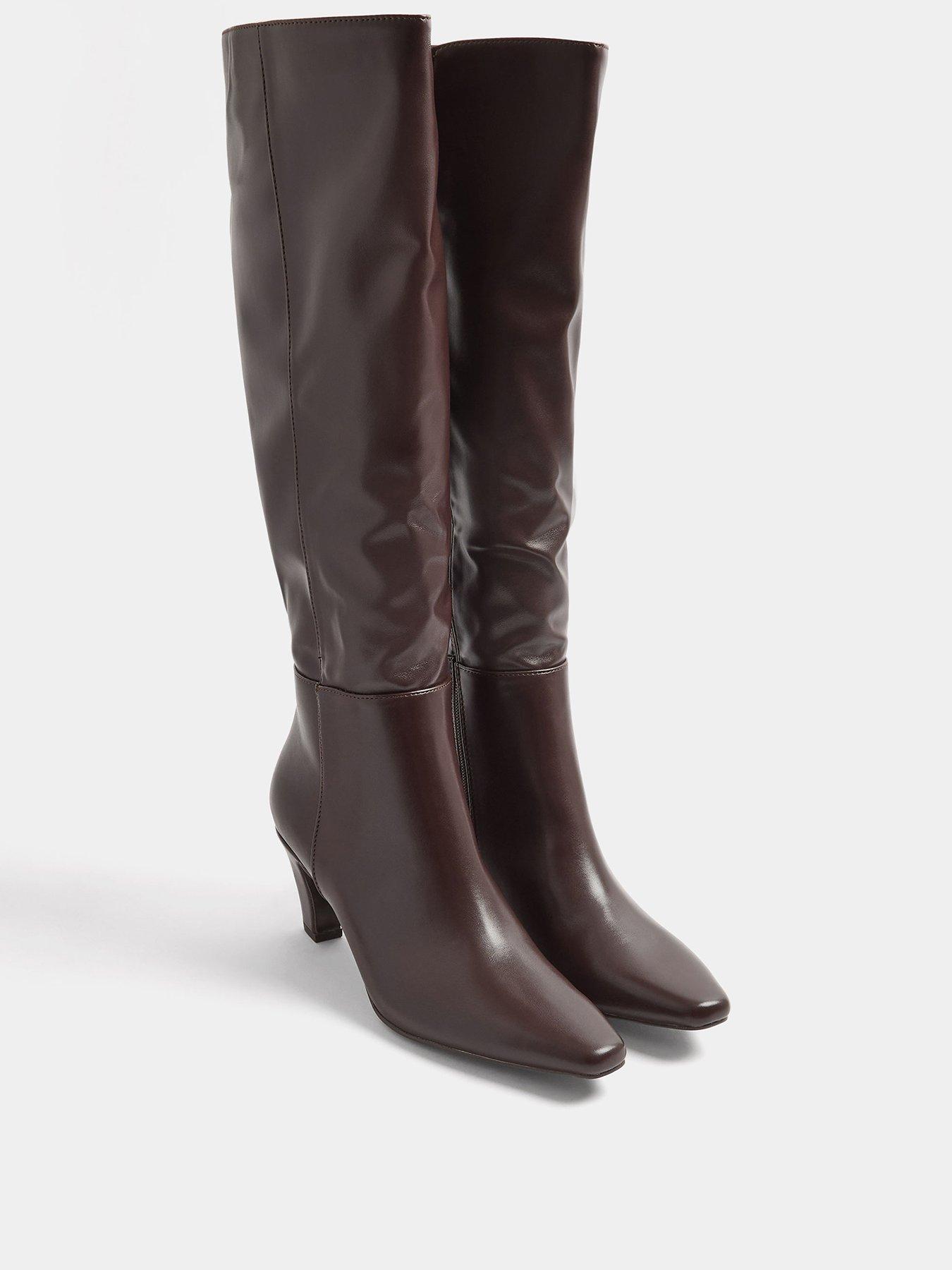Image 2 of 4 of Long Tall Sally Kitten Heel Long Boot