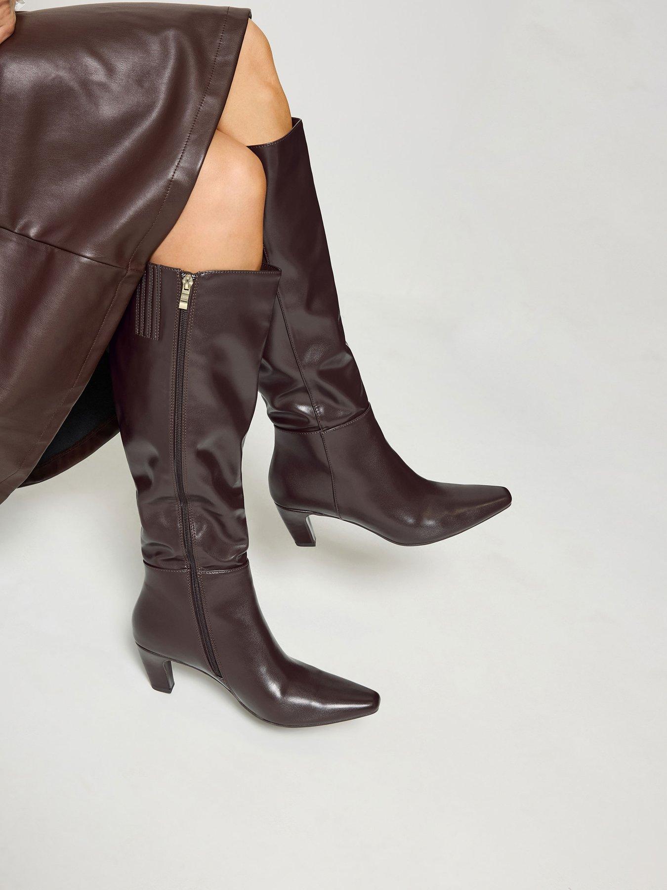 Image 4 of 4 of Long Tall Sally Kitten Heel Long Boot