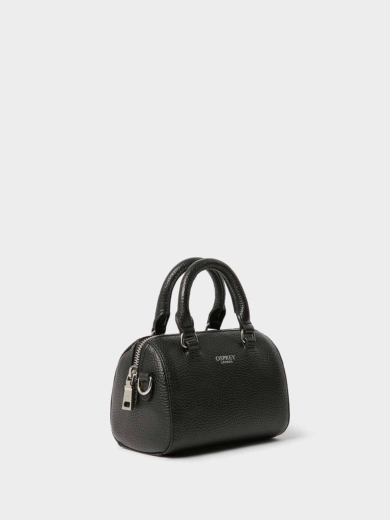 Image 2 of 6 of Osprey London Womens Madison Mini Barrel Top Handle Bag - Black