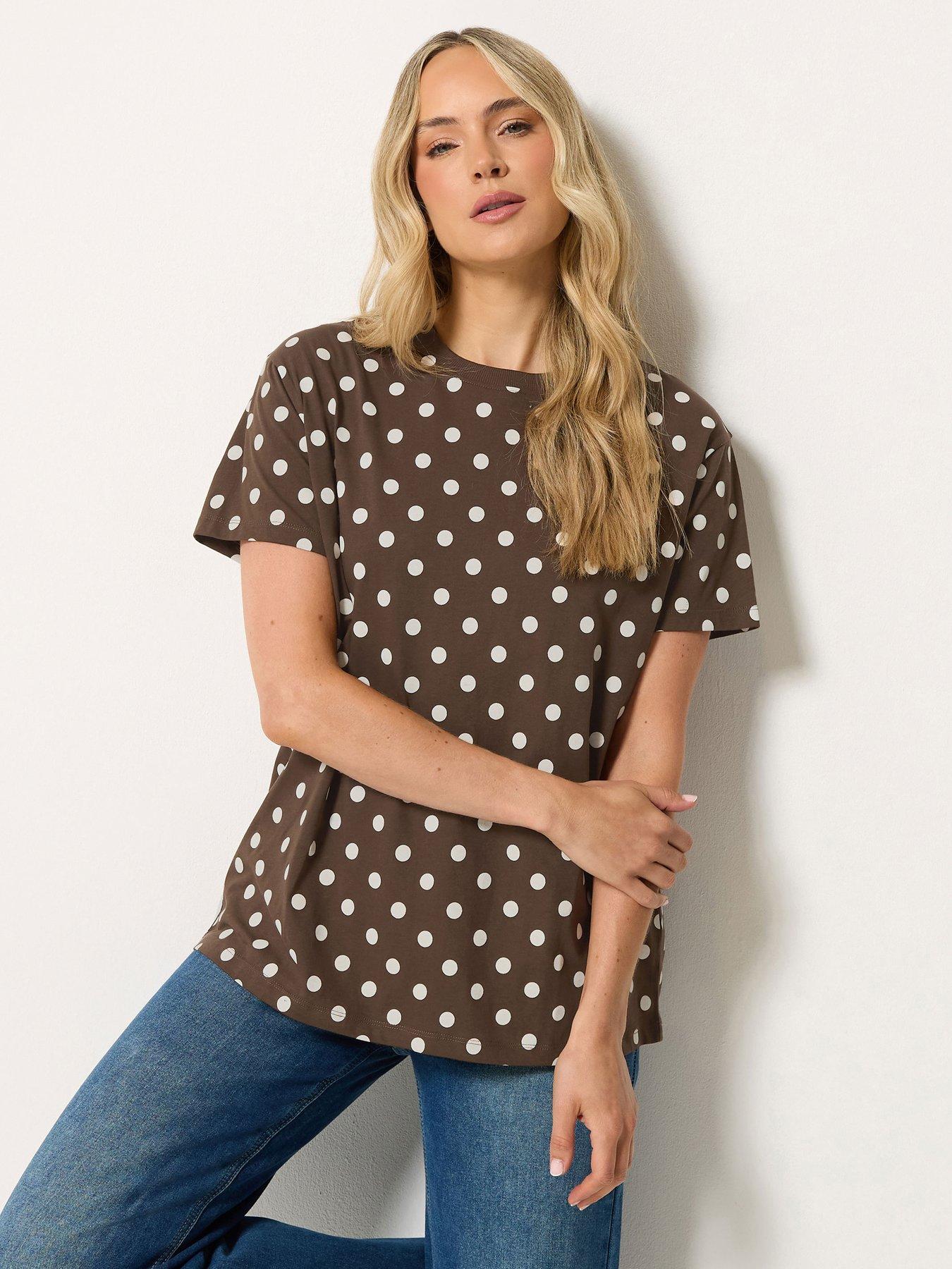 Image 1 of 4 of Long Tall Sally Tall Spot Oversized T-shirt