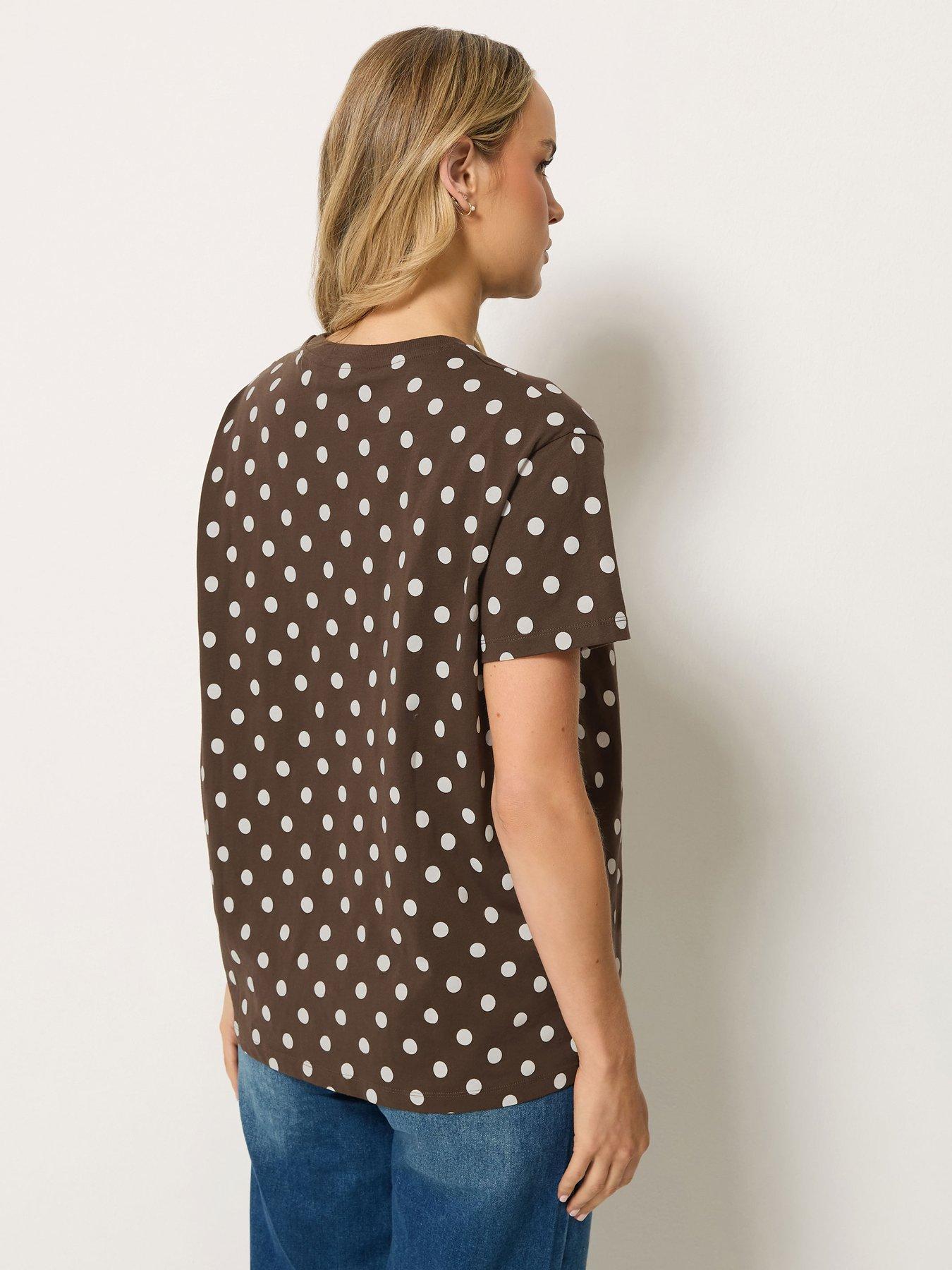 Image 2 of 4 of Long Tall Sally Tall Spot Oversized T-shirt