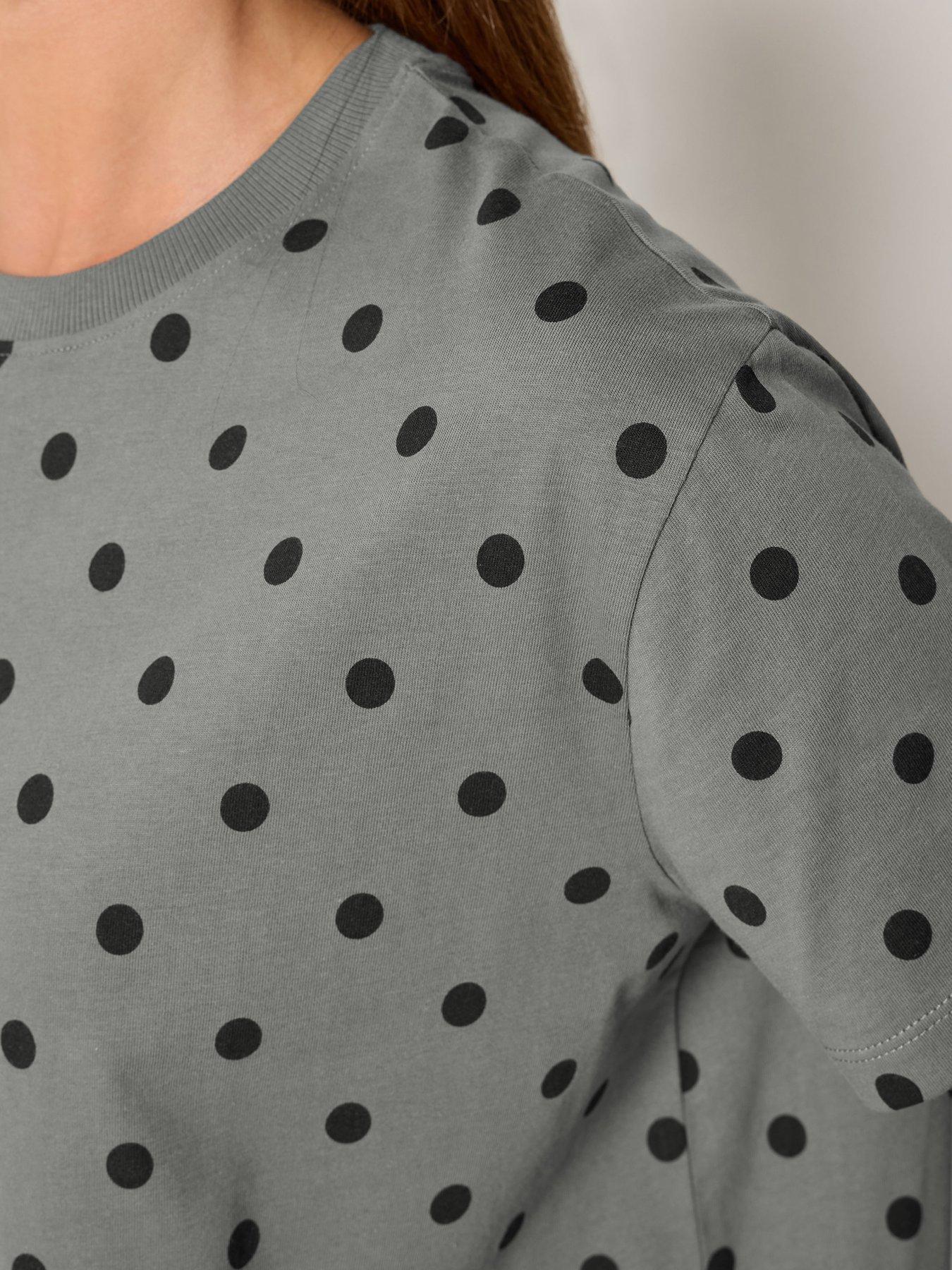Image 4 of 4 of Long Tall Sally Tall Spot Oversized T-shirt