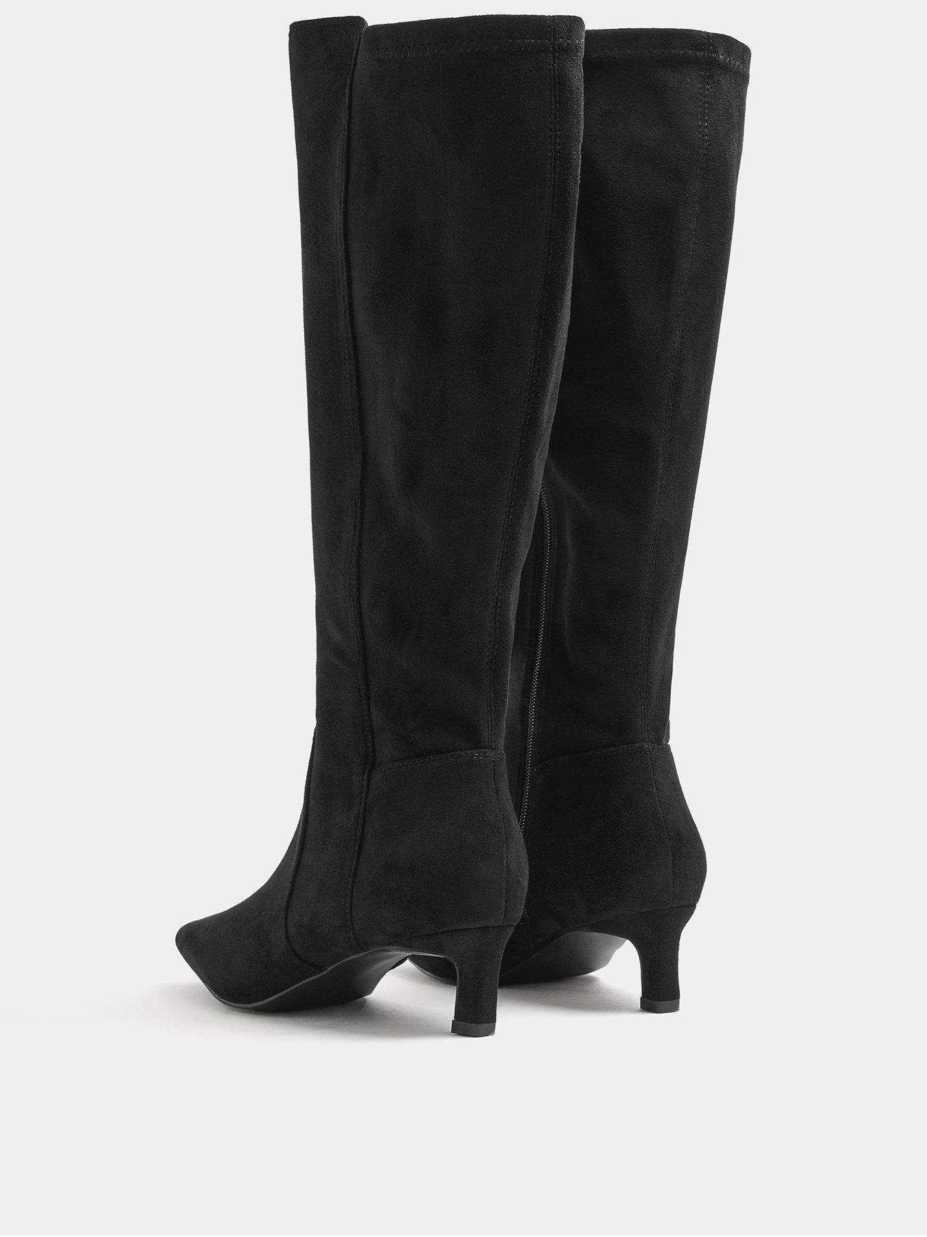 Image 3 of 4 of Long Tall Sally Soft Square Kitten Heel Knee High Boot