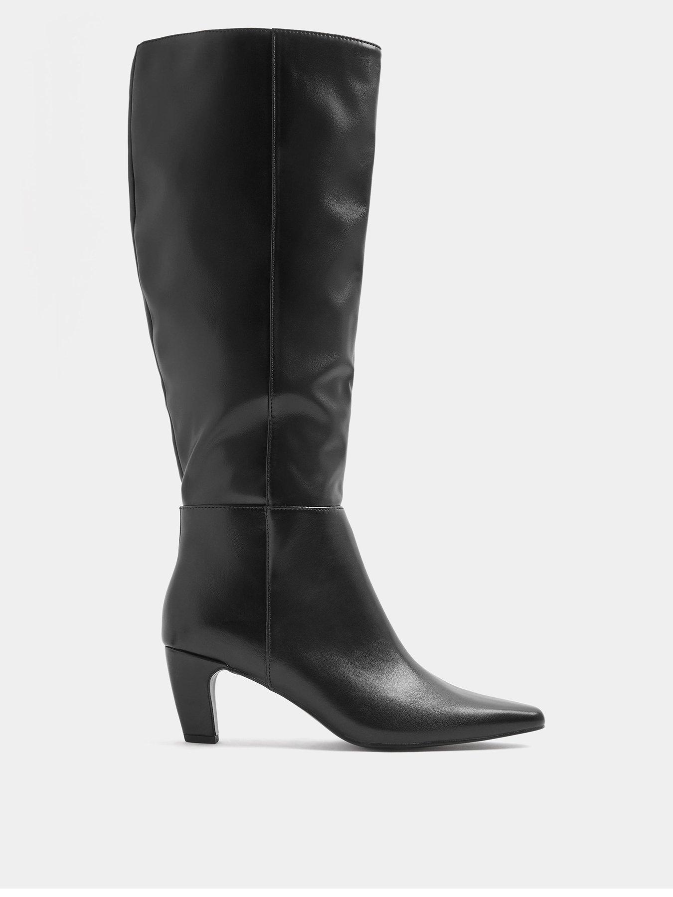 Image 1 of 4 of Long Tall Sally Kitten Heel Long Boot
