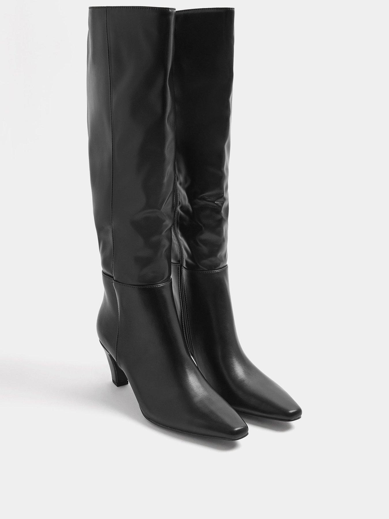Image 2 of 4 of Long Tall Sally Kitten Heel Long Boot
