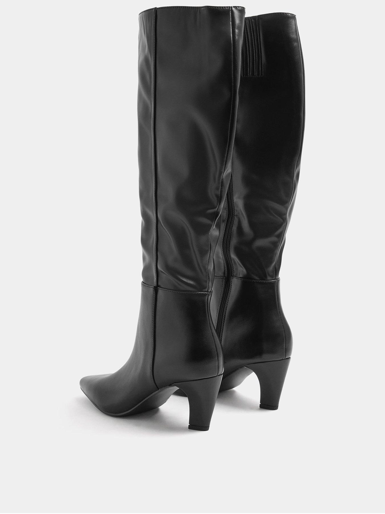 Image 3 of 4 of Long Tall Sally Kitten Heel Long Boot