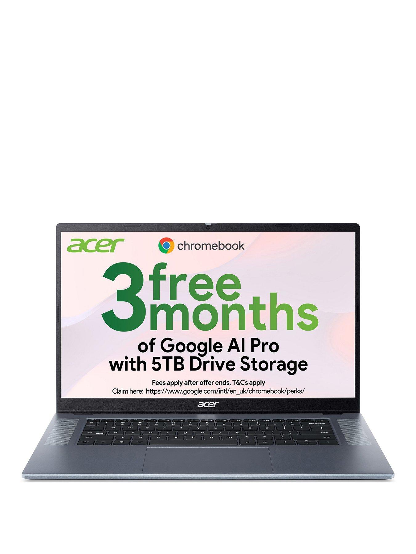 Acer Chromebook 315 - MediaTek Kompanio 540, 4GB RAM, 64GB SSD, 15.6in FHD , Blue