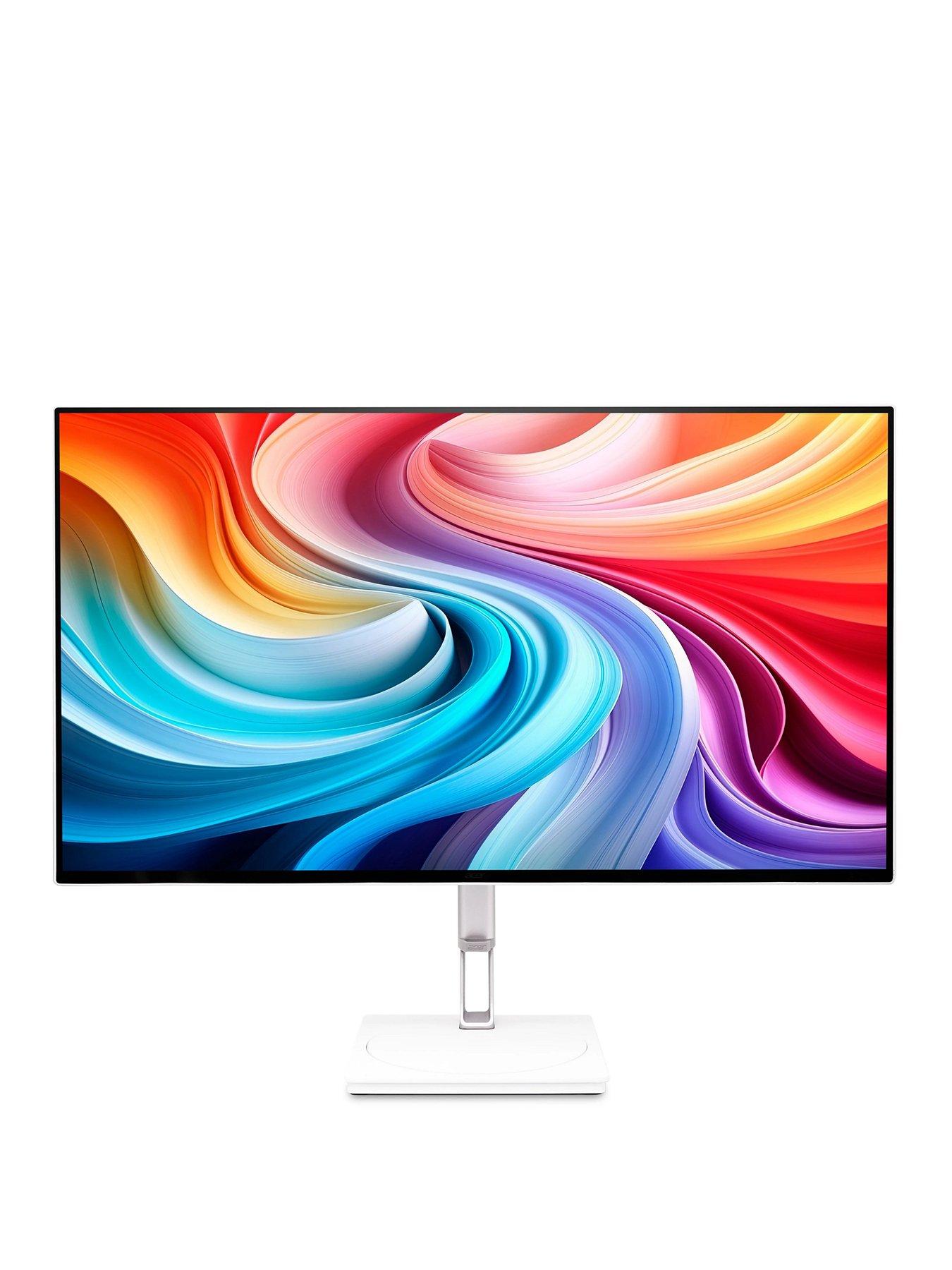Image 1 of 7 of Acer CE320QKXwmiipphuzx Monitor - 31.5in, 4K, QD-OLED, 240Hz, Height Adjustable, White