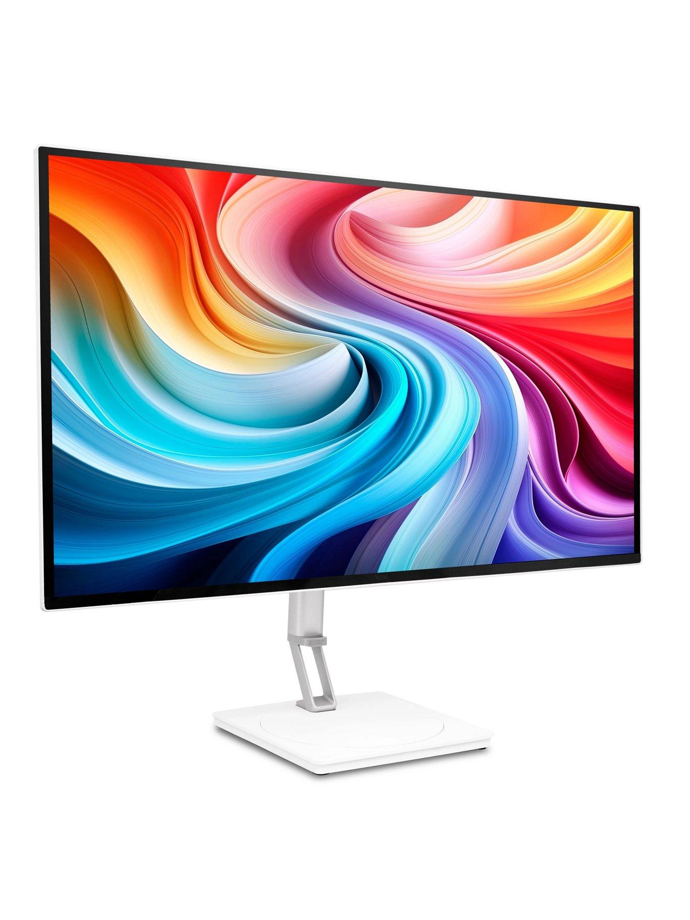 Image 3 of 7 of Acer CE320QKXwmiipphuzx Monitor - 31.5in, 4K, QD-OLED, 240Hz, Height Adjustable, White