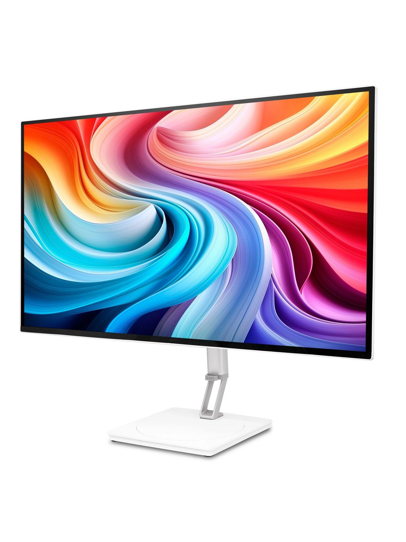 Image 4 of 7 of Acer CE320QKXwmiipphuzx Monitor - 31.5in, 4K, QD-OLED, 240Hz, Height Adjustable, White