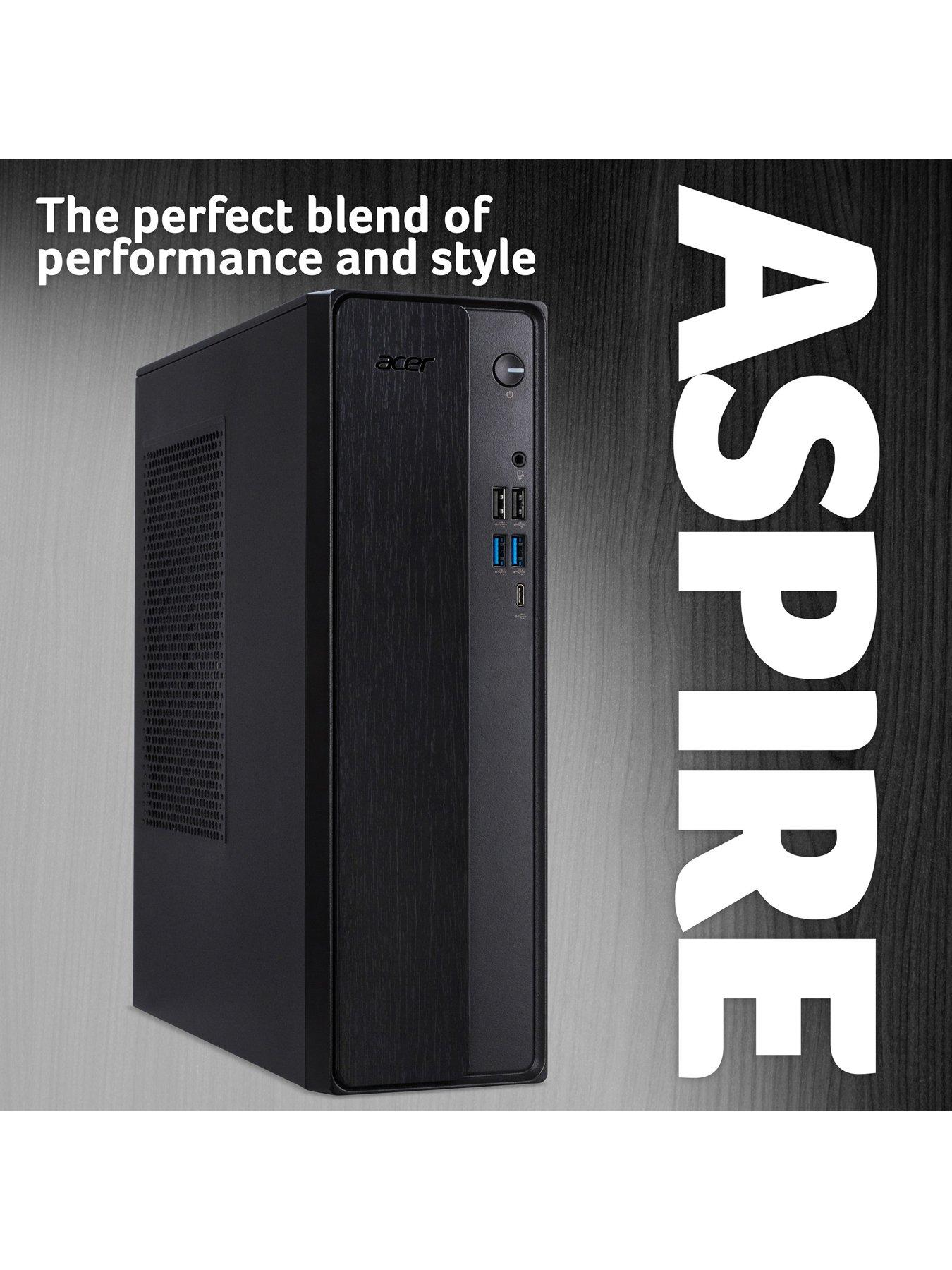 Image 2 of 7 of Acer XC-102 Desktop - AMD Ryzen 3, 8GB RAM, 1TB SSD, Black