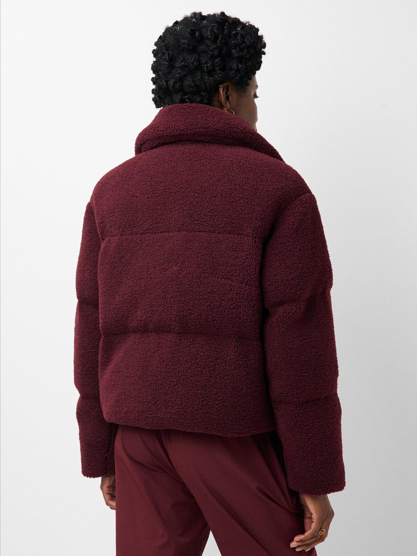 Image 2 of 5 of Sweaty Betty Womens Nimbus Short Sherpa Down Jacket - Red