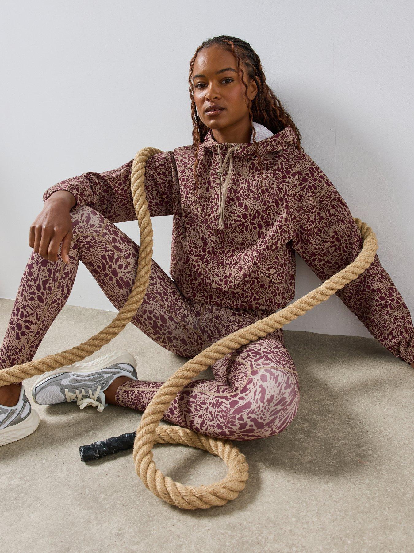 Image 5 of 6 of Sweaty Betty Womens Ultimate Tracksuit Half Zip Stretch Hoodie - Beige