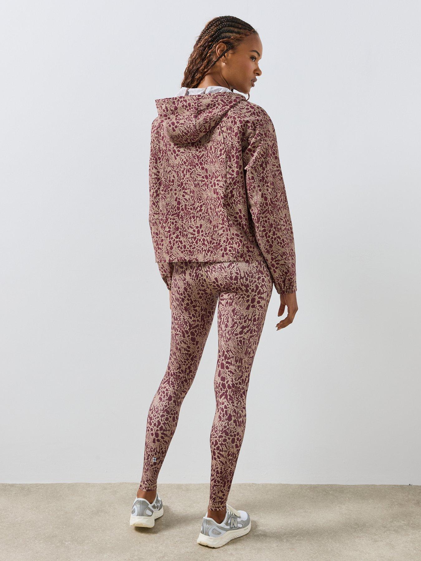 Image 6 of 6 of Sweaty Betty Womens Ultimate Tracksuit Half Zip Stretch Hoodie - Beige