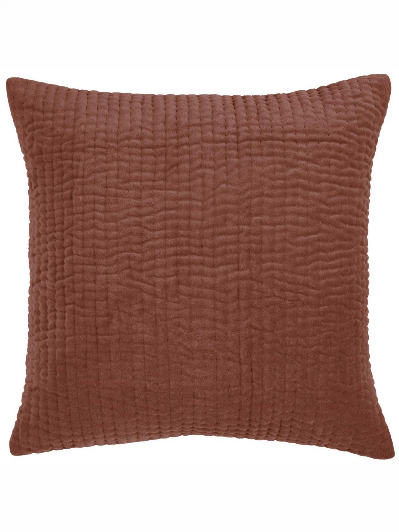 Image 2 of 4 of Haze 50x50 Feather Cushion Persimmon
