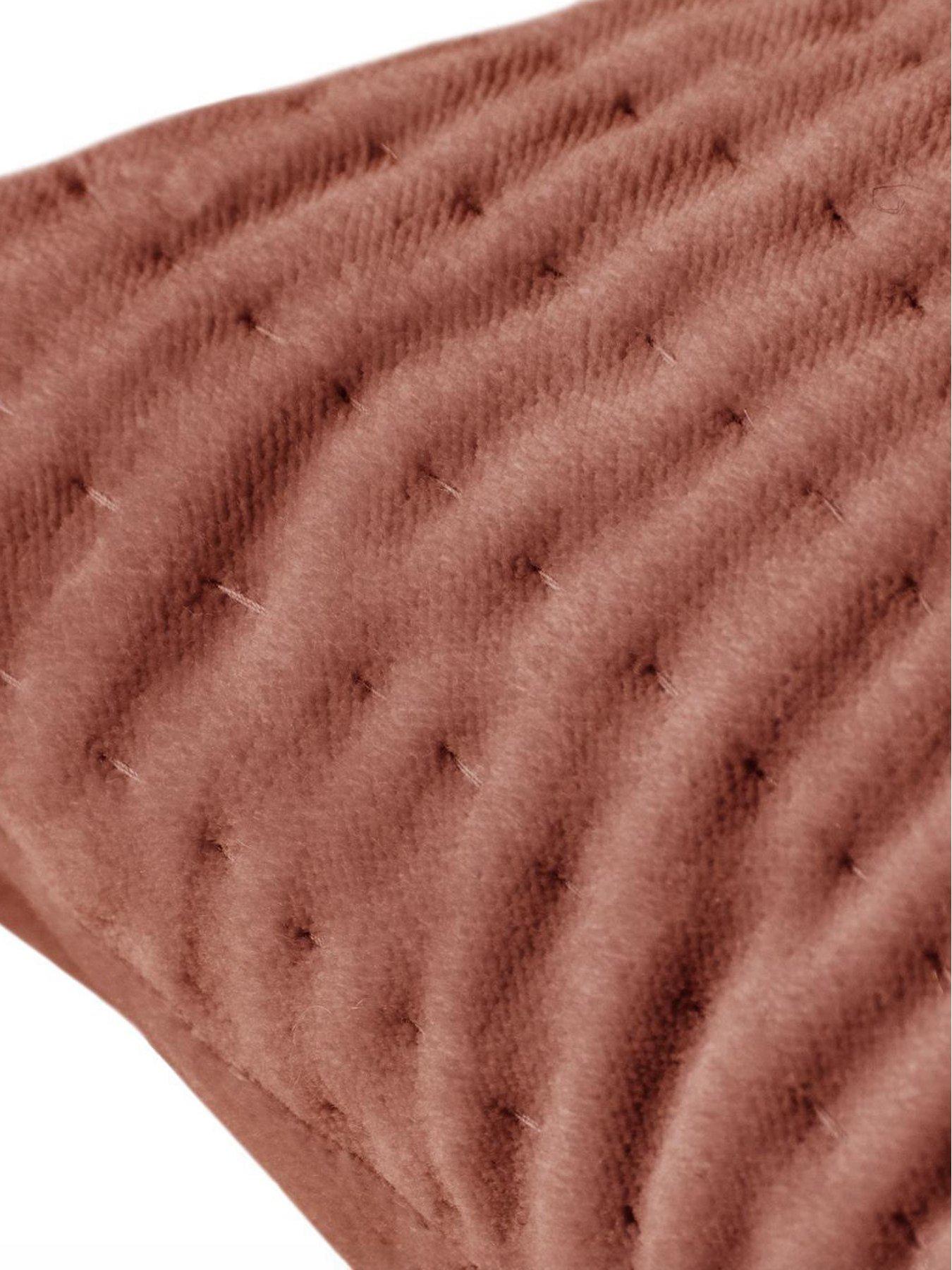 Image 4 of 4 of Haze 50x50 Feather Cushion Persimmon