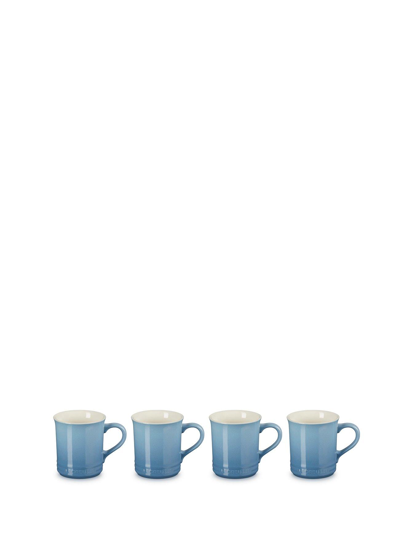 Image 1 of 4 of Le Creuset Stoneware Seattle Mug Set of 4 400ml Chambray