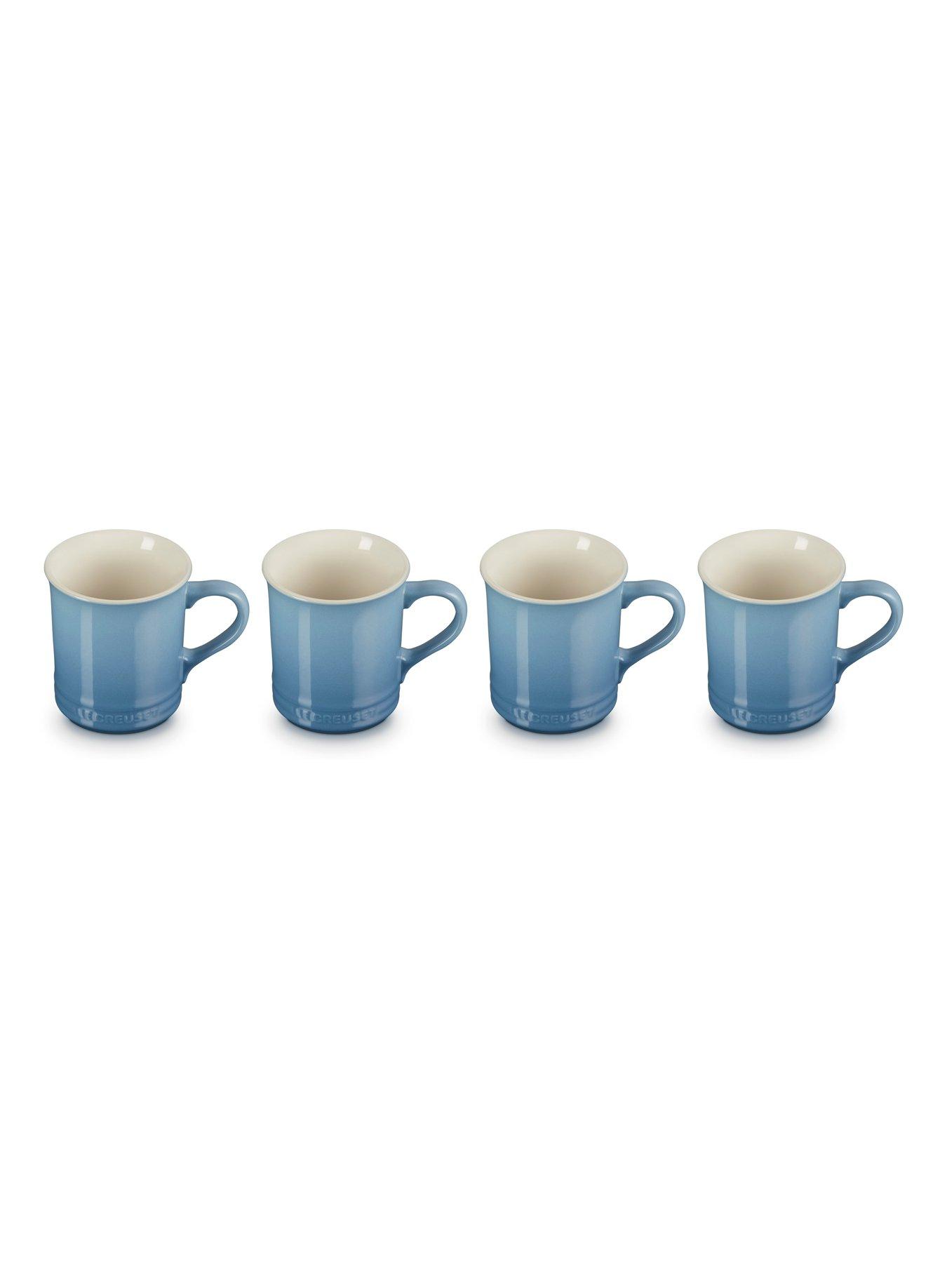 Image 2 of 4 of Le Creuset Stoneware Seattle Mug Set of 4 400ml Chambray