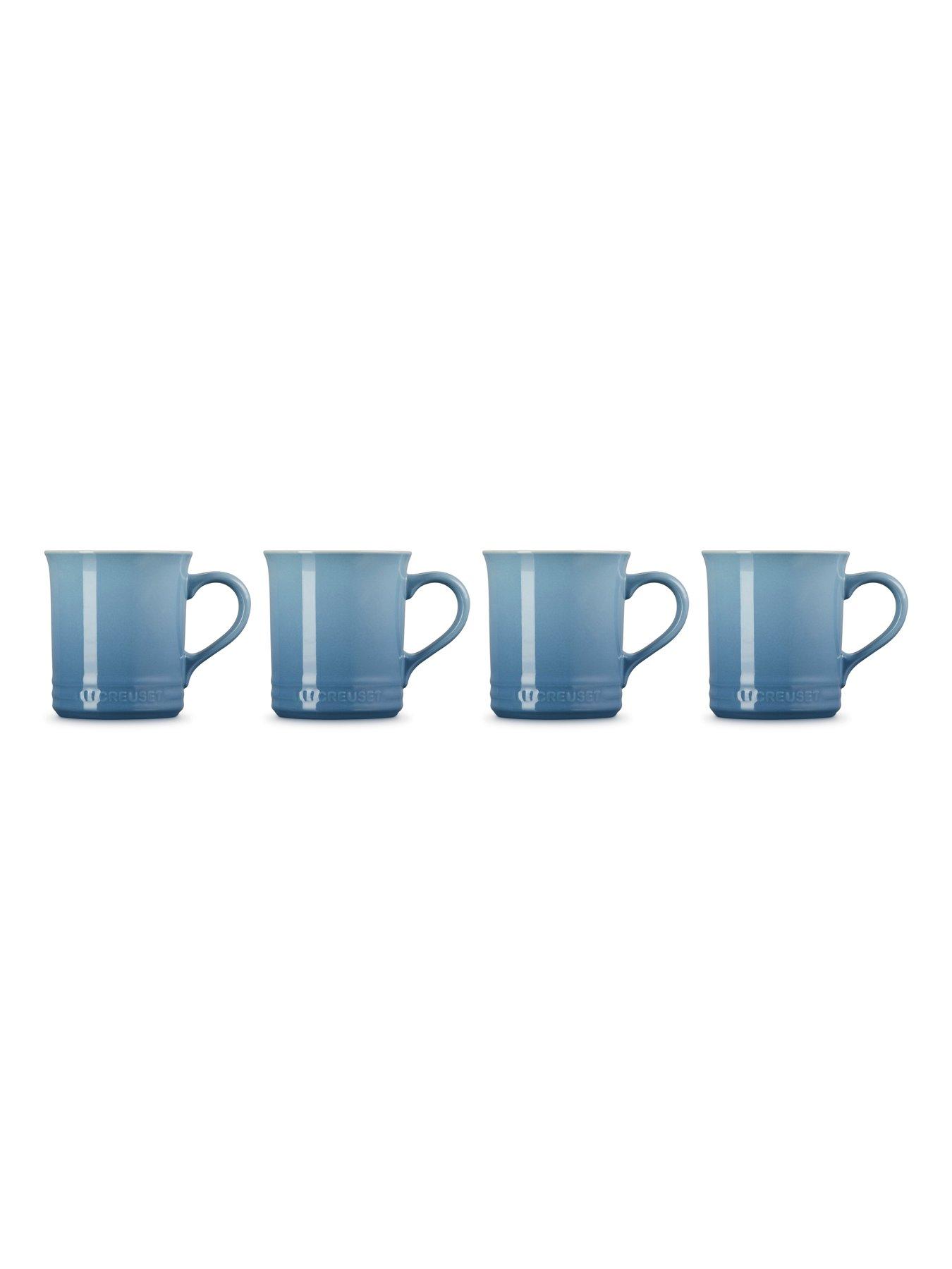 Image 3 of 4 of Le Creuset Stoneware Seattle Mug Set of 4 400ml Chambray