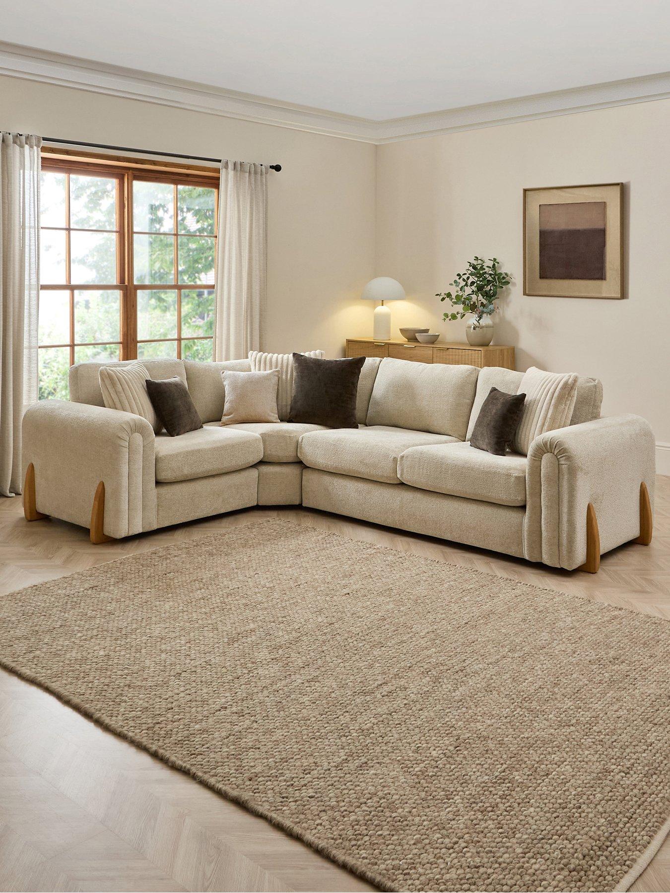 Image 1 of 7 of The Very Collection Alani Left Hand Double Arm Corner Group - Made to Order in the UK