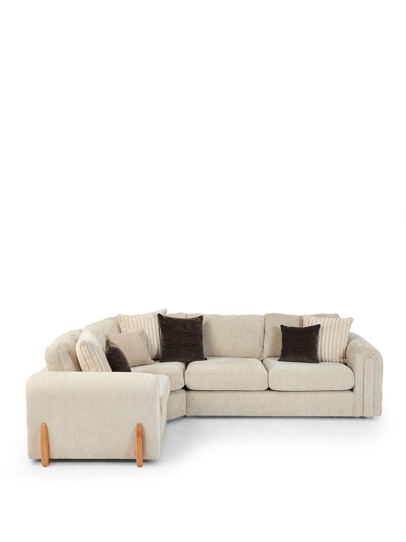 Image 2 of 7 of The Very Collection Alani Left Hand Double Arm Corner Group - Made to Order in the UK