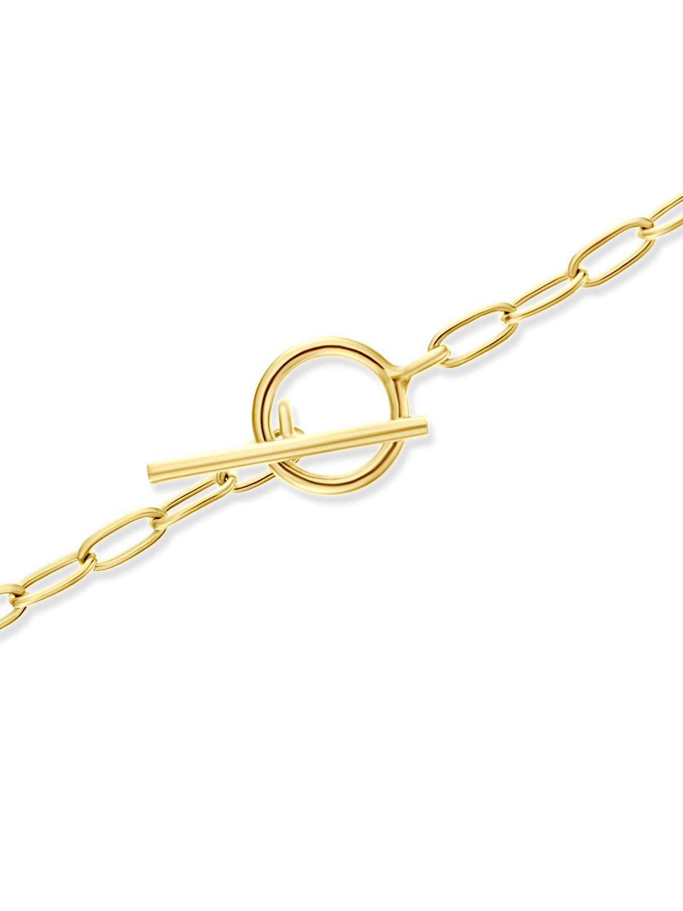 Image 3 of 3 of H. Samuel Womens T-Bar Toggle Chain Bracelet - One Colour