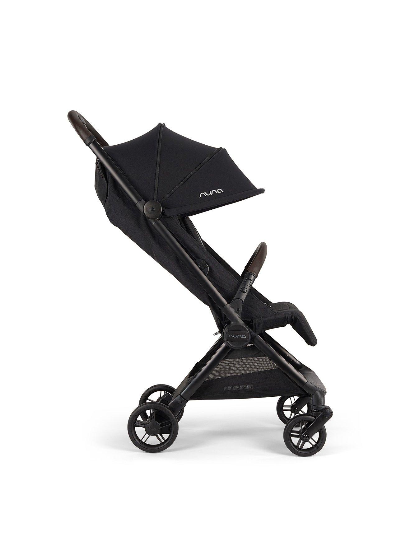 Image 3 of 7 of Nuna VIAA cabn Compact Travel Stroller - Caviar