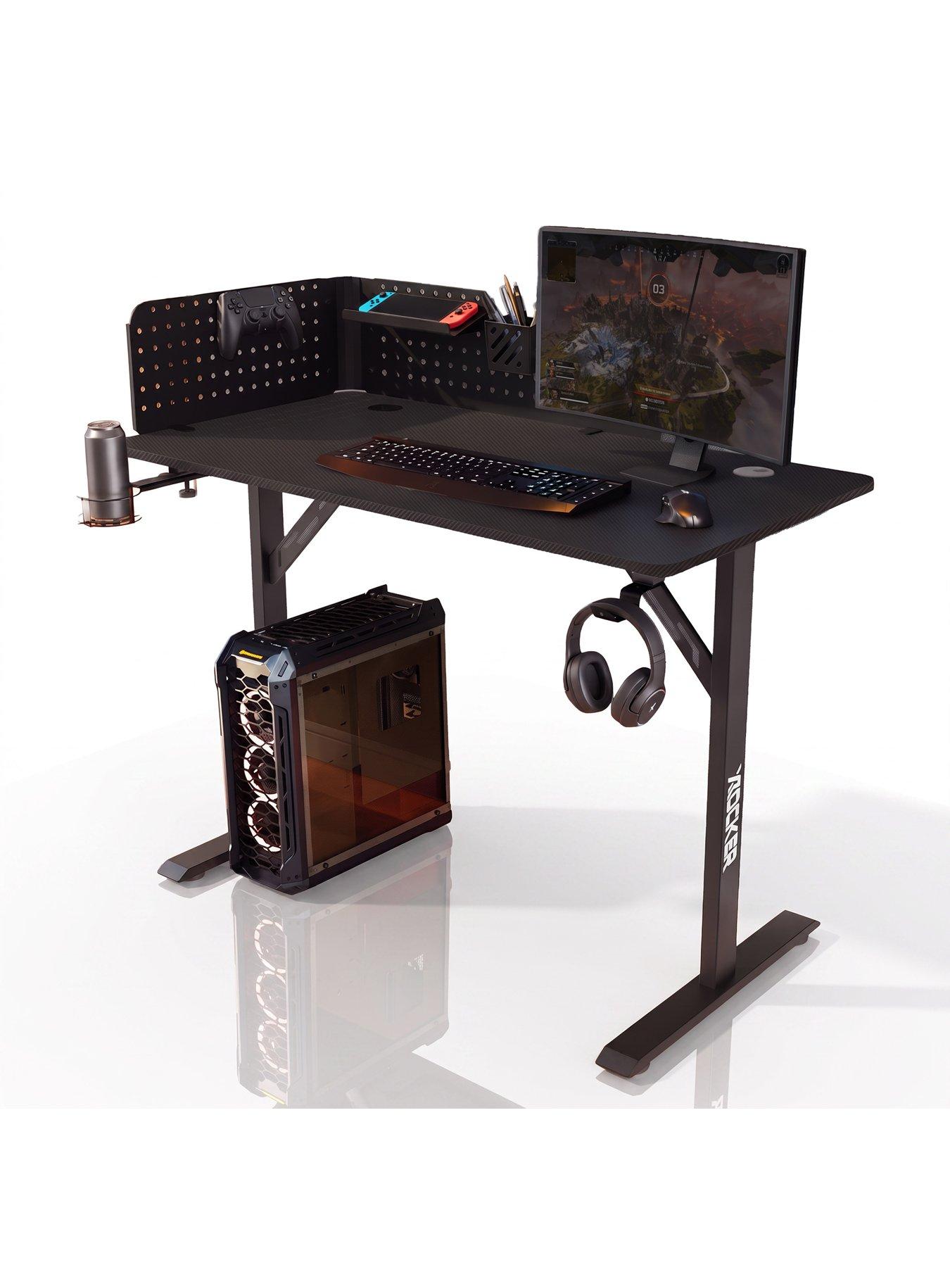 Image 6 of 7 of X Rocker X Rocker Vortex 110cm Gaming Desk with Pegboard and Accessories