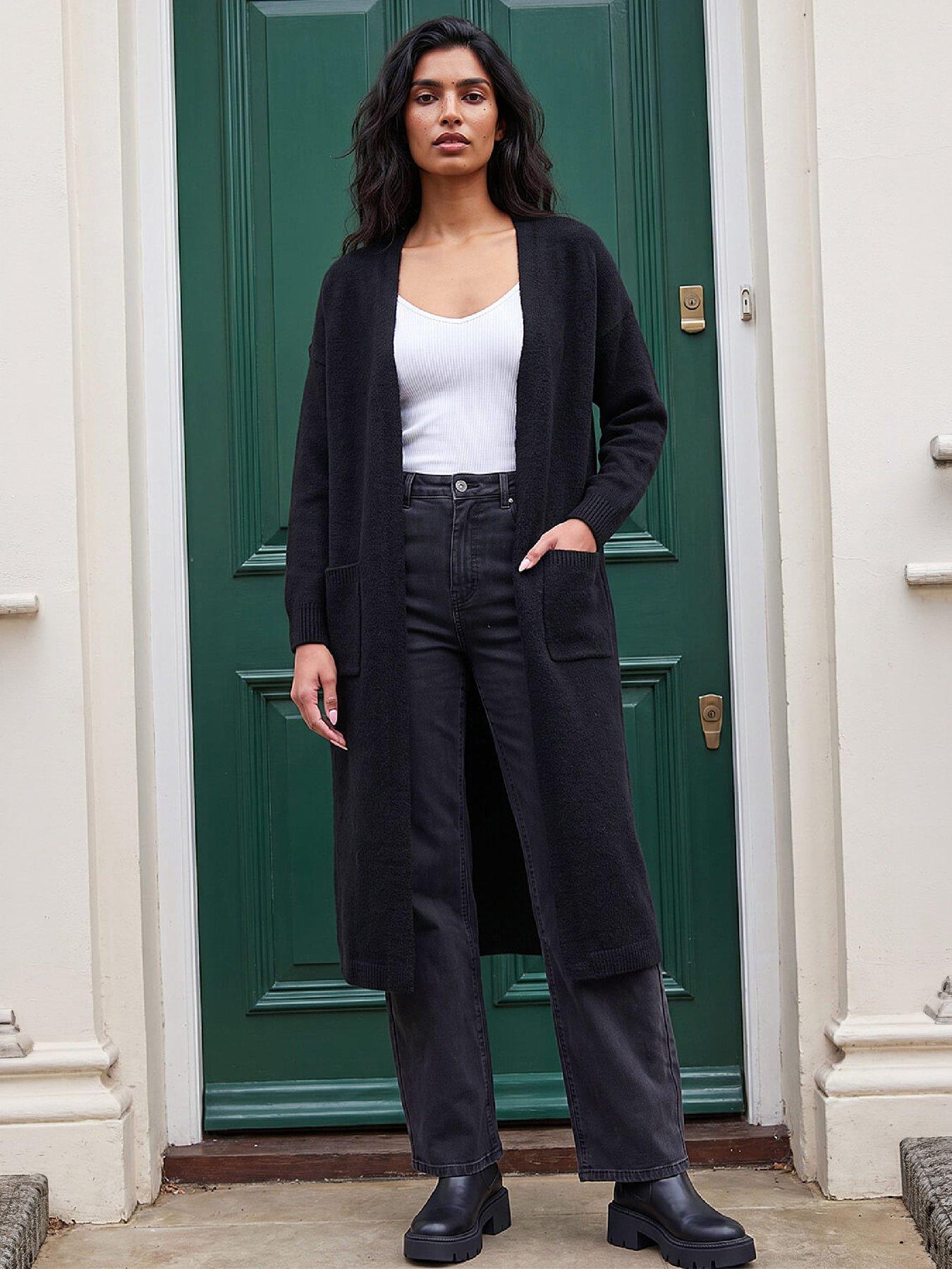 Image 4 of 4 of Roman Long Line Edge To Edge Cardigan