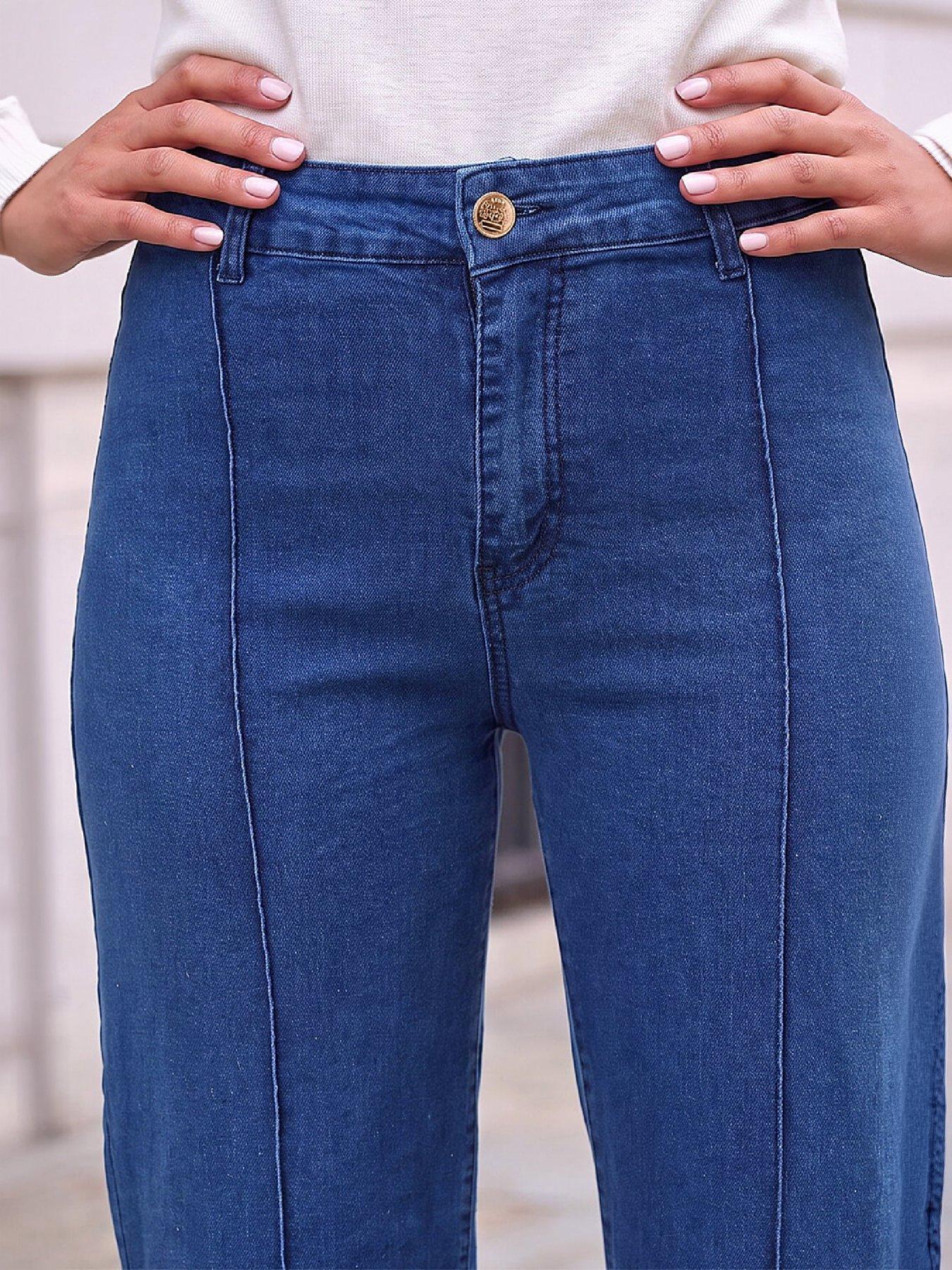 Image 2 of 4 of Roman Petite Seam Detail Jean