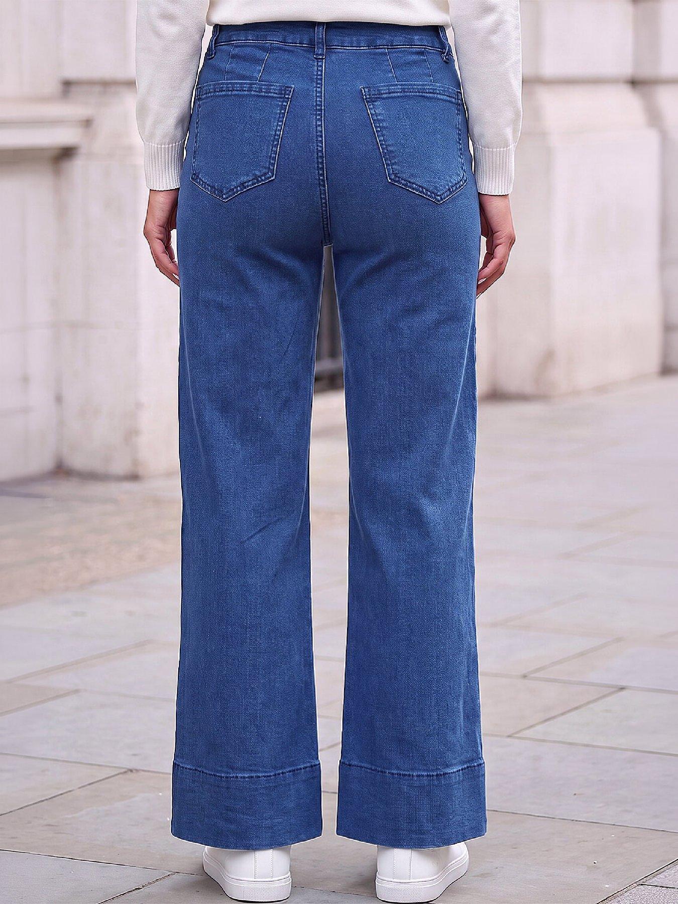 Image 3 of 4 of Roman Petite Seam Detail Jean