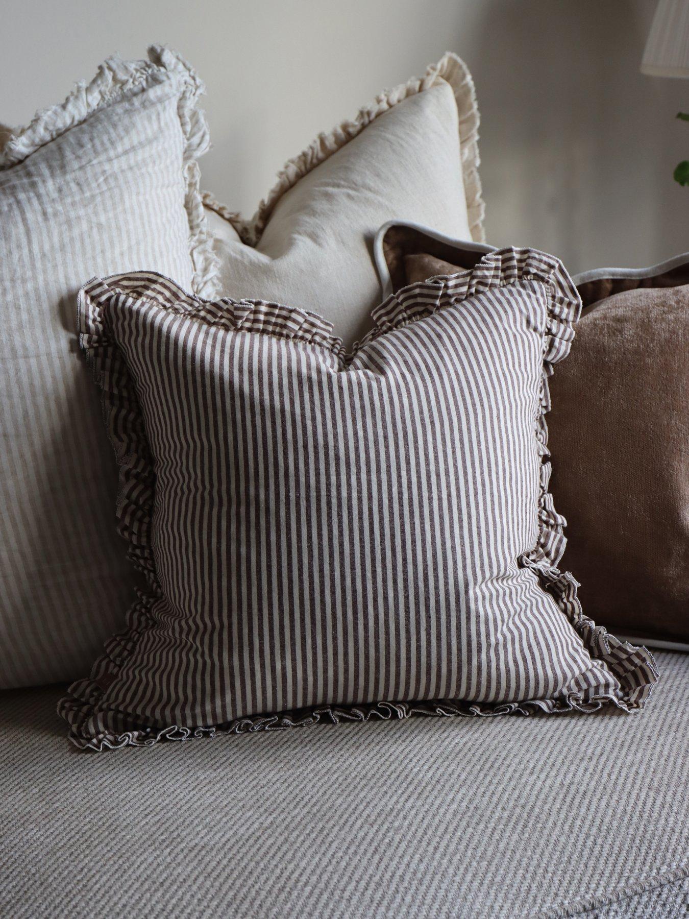 Image 1 of 2 of Ellenvale Interiors Darcy Ruffle Cushion Cover 45x45