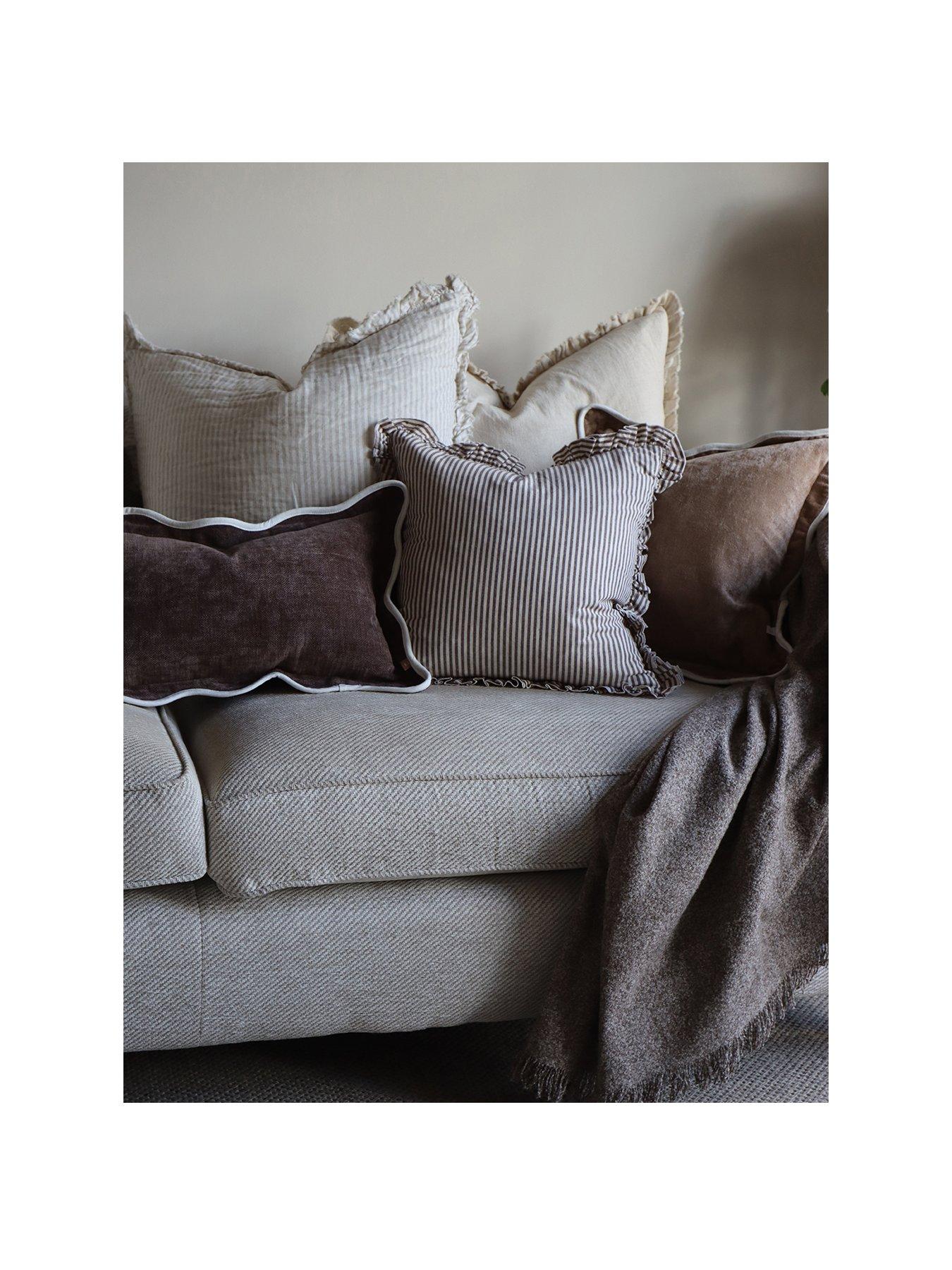 Image 2 of 2 of Ellenvale Interiors Darcy Ruffle Cushion Cover 45x45
