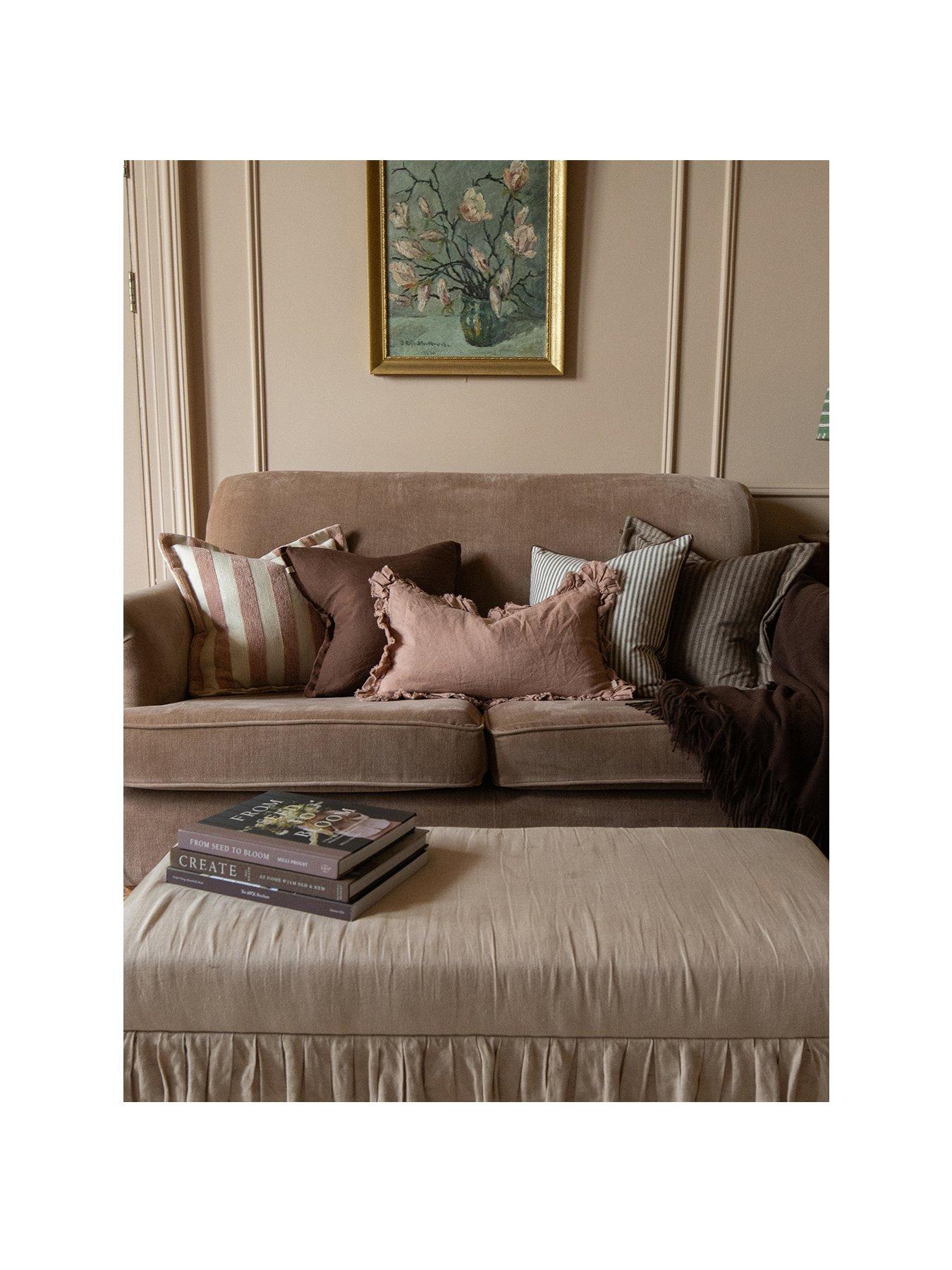 Image 2 of 3 of Ellenvale Interiors Florence Stripe Cushion Cover 45x45