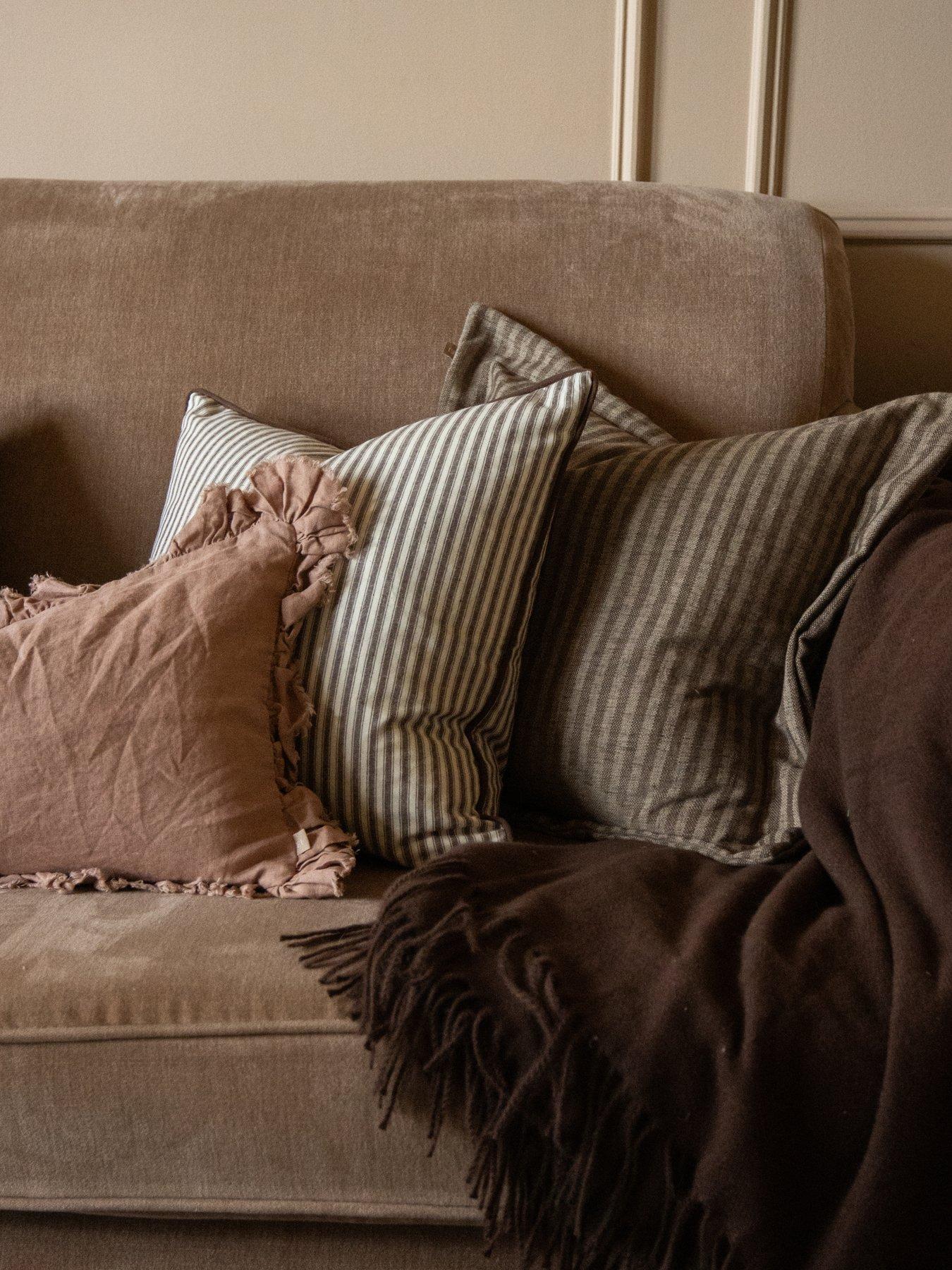 Image 3 of 3 of Ellenvale Interiors Florence Stripe Cushion Cover 45x45