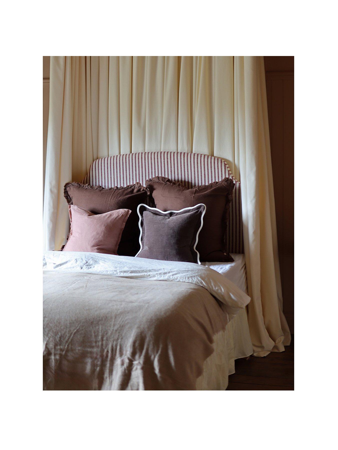 Image 2 of 7 of Ellenvale Interiors Chloe Scalloped Edge Cushion Cover 45x45