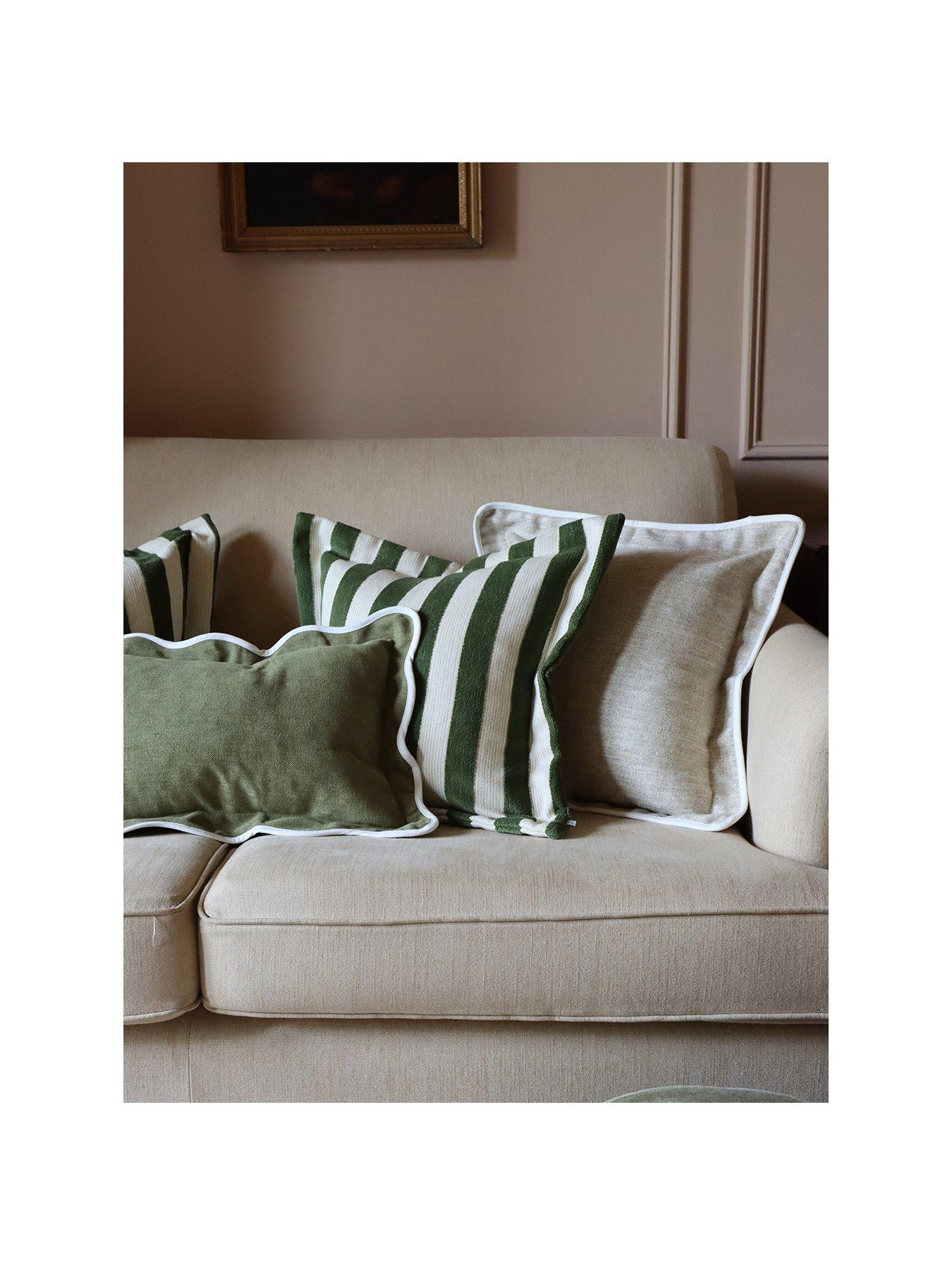 Image 2 of 3 of Ellenvale Interiors Orla Stripe Cushion Cover 45x45