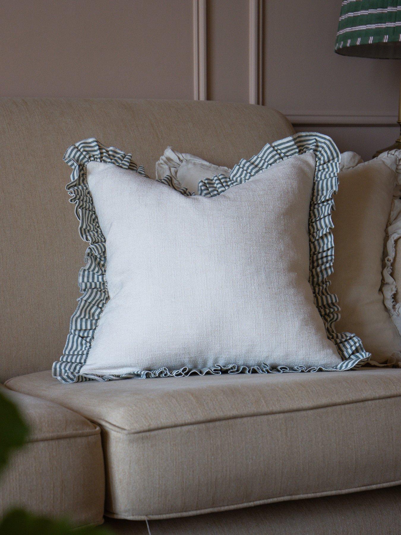 Image 1 of 3 of Ellenvale Interiors Bella Ruffle Edge Cushion Cover 45x45