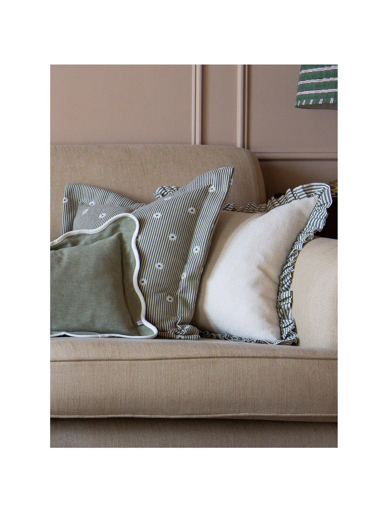 Image 2 of 3 of Ellenvale Interiors Bella Ruffle Edge Cushion Cover 45x45