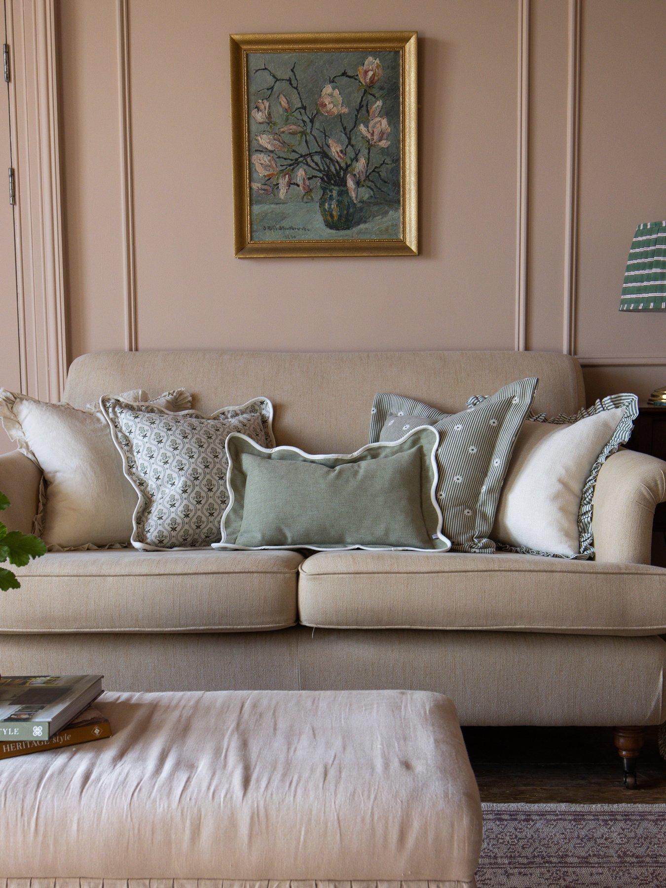 Image 3 of 3 of Ellenvale Interiors Bella Ruffle Edge Cushion Cover 45x45